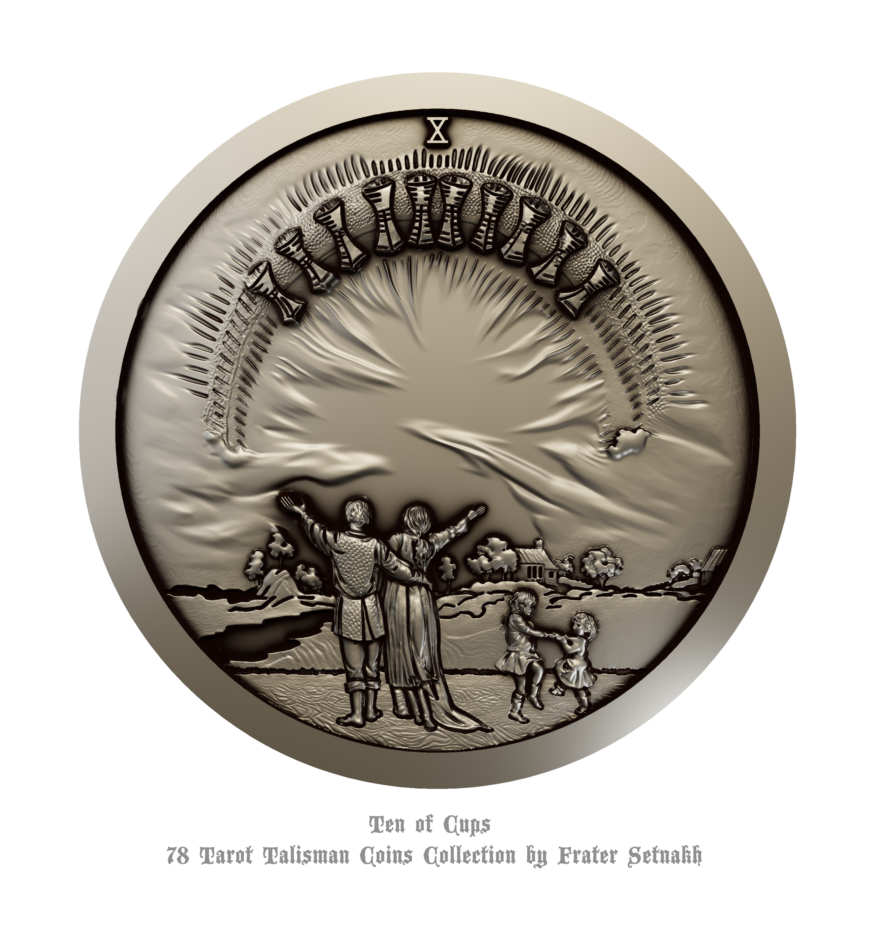 Tarot Coin Collection – World’s First Complete Rider–Waite Inspired Coin Set by Frater Setnakh – PRE-ORDERS - Shipping in October '25 - Divination Coins - Oracle Coins