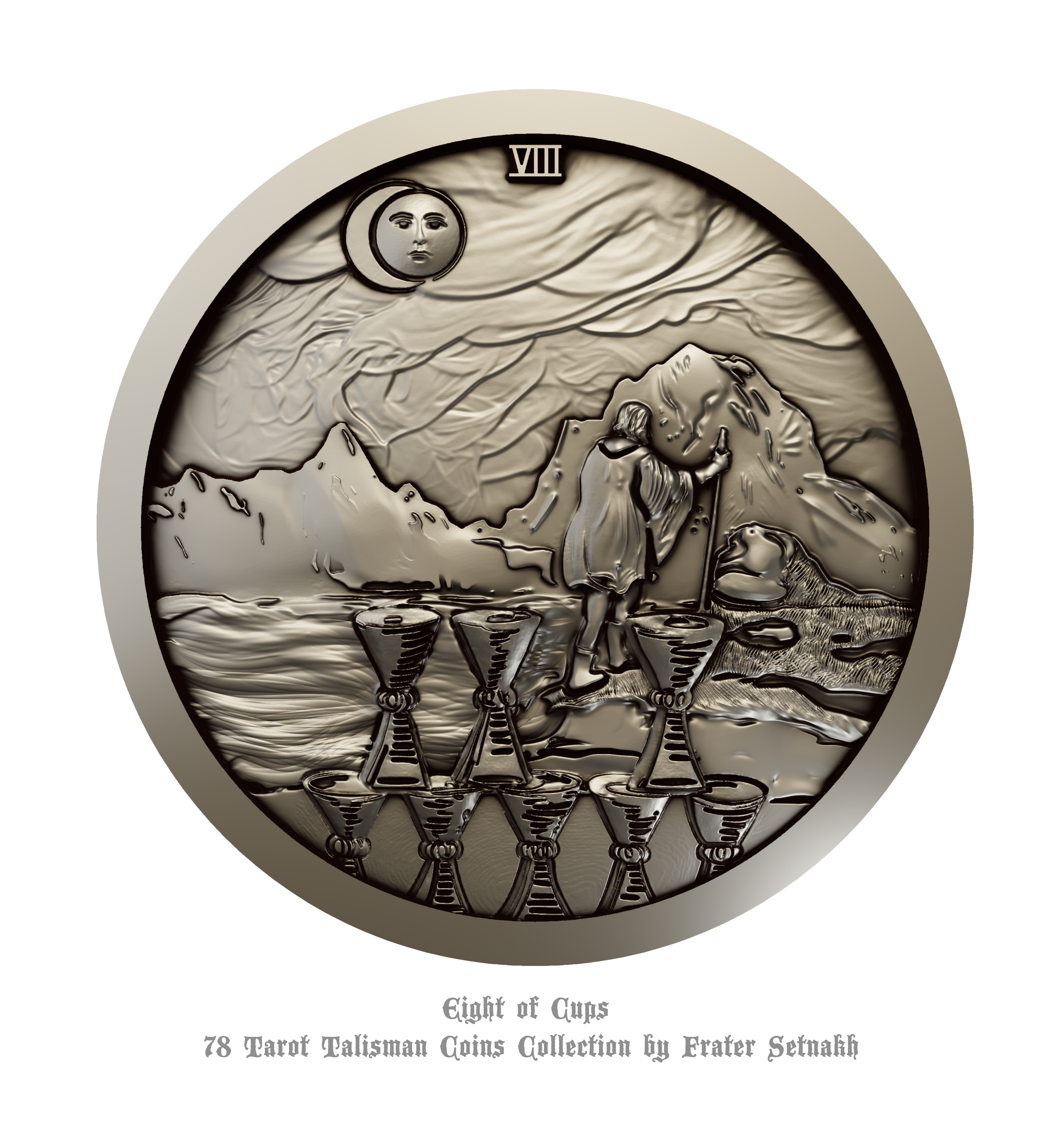 Tarot Coin Collection – 78 Coins Inspired by Rider-Waite – PRE-ORDERS - Shipping in October '25 - Divination Coins - Oracle Coins - Frater Setnakh