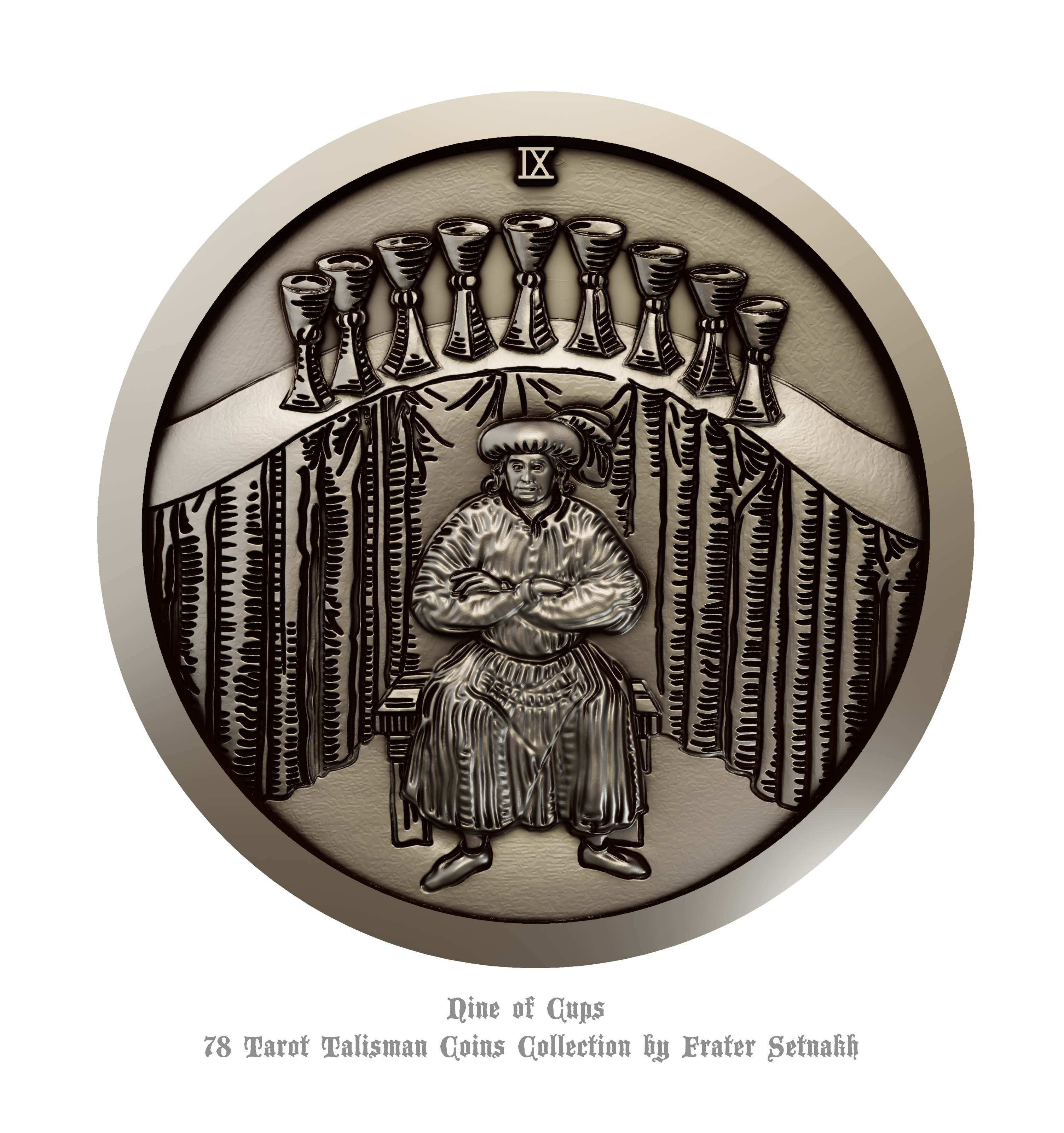Tarot Coin Collection – 78 Coins Inspired by Rider-Waite – PRE-ORDERS - Shipping in October '25 - Divination Coins - Oracle Coins - Frater Setnakh