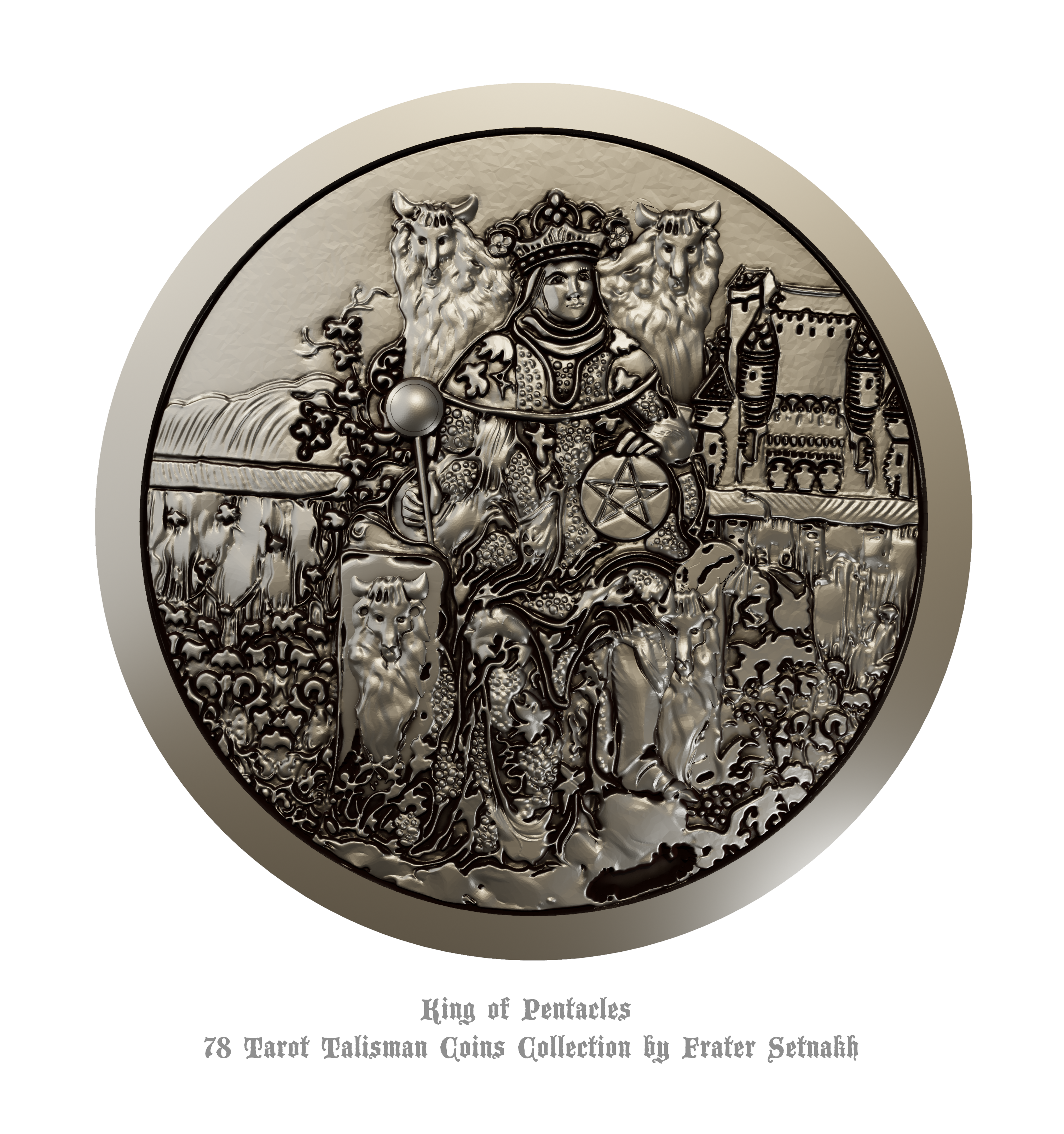 Tarot Coin Collection – World’s First Complete Rider–Waite Inspired Coin Set by Frater Setnakh – PRE-ORDERS - Shipping in October '25 - Divination Coins - Oracle Coins