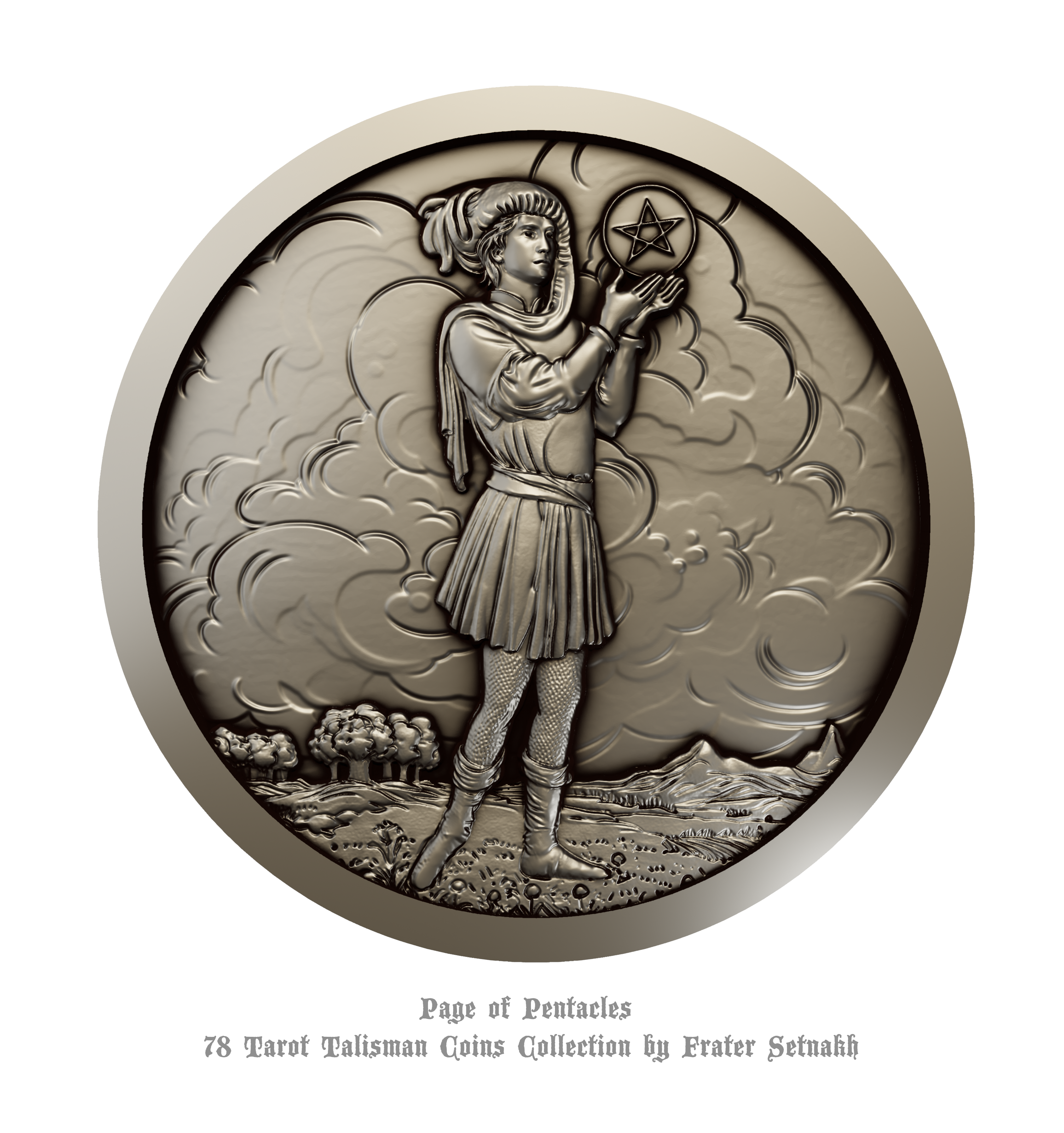 Tarot Coin Collection – World’s First Complete Rider–Waite Inspired Coin Set by Frater Setnakh – PRE-ORDERS - Shipping in Deceber '25 - Divination Coins - Oracle Coins