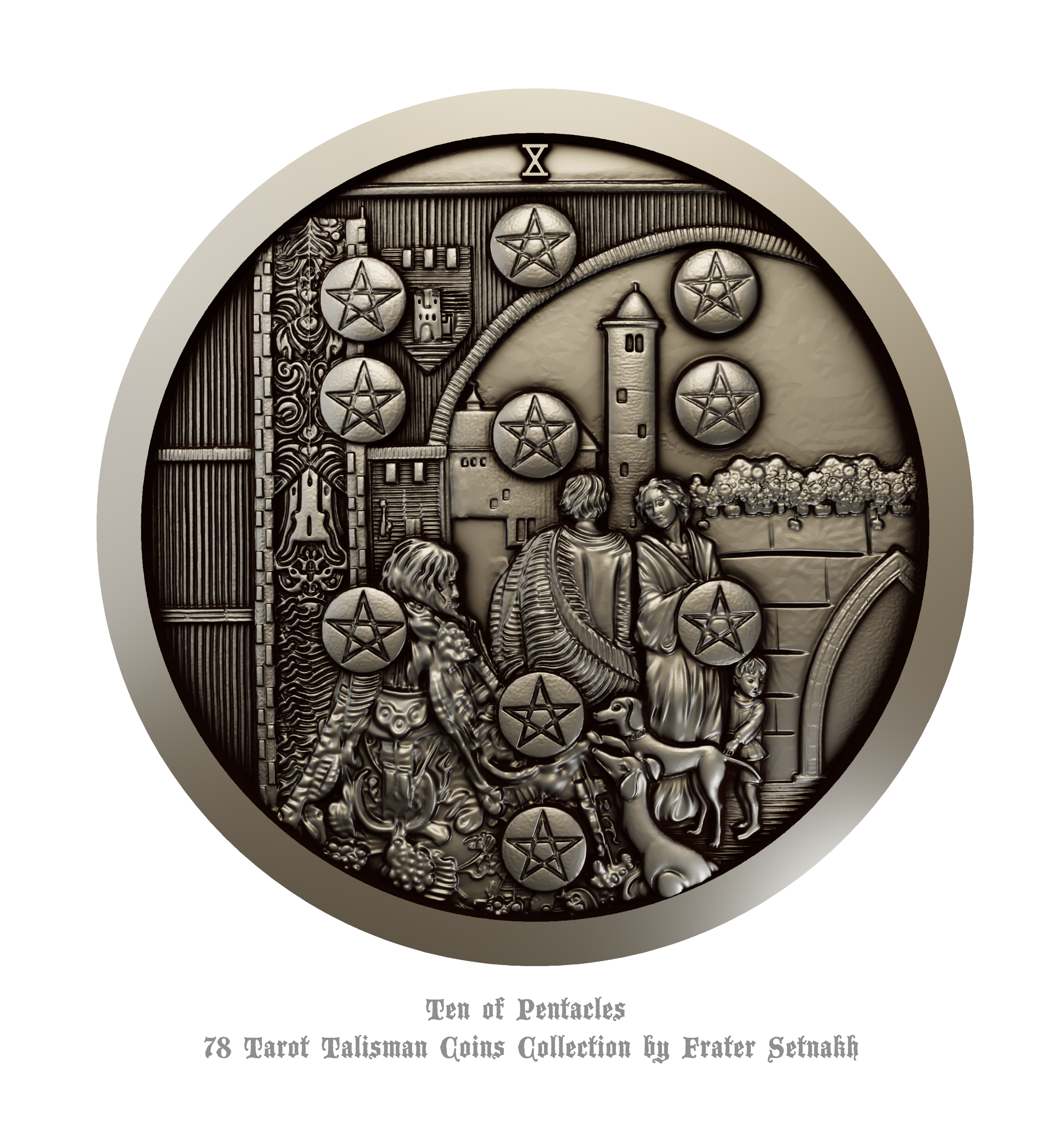 Tarot Coin Collection – World’s First Complete Rider–Waite Inspired Coin Set by Frater Setnakh – PRE-ORDERS - Shipping in October '25 - Divination Coins - Oracle Coins
