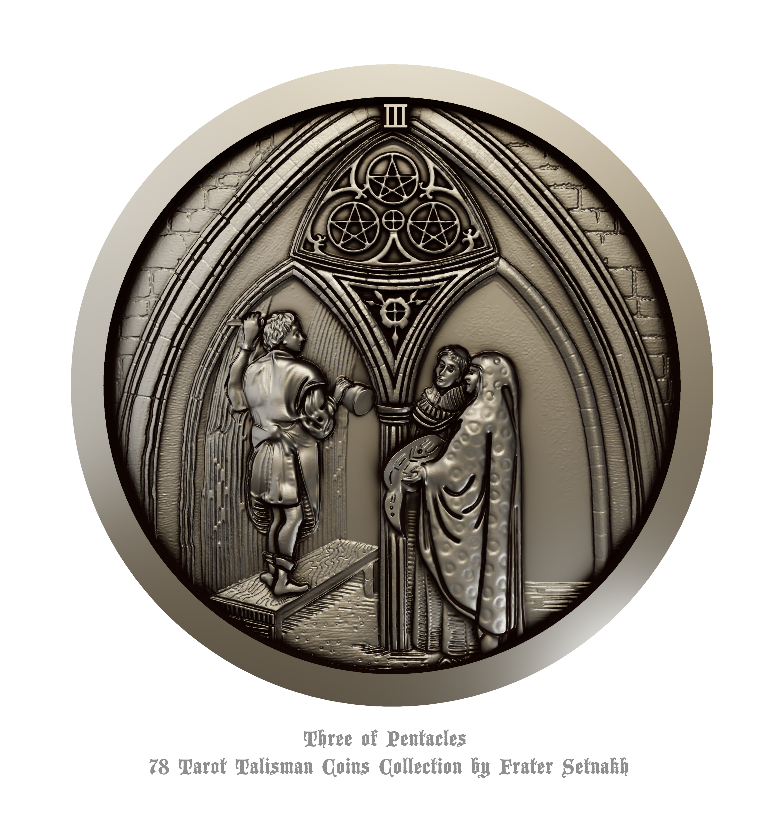 Tarot Coin Collection – World’s First Complete Rider–Waite Inspired Coin Set by Frater Setnakh – PRE-ORDERS - Shipping in October '25 - Divination Coins - Oracle Coins