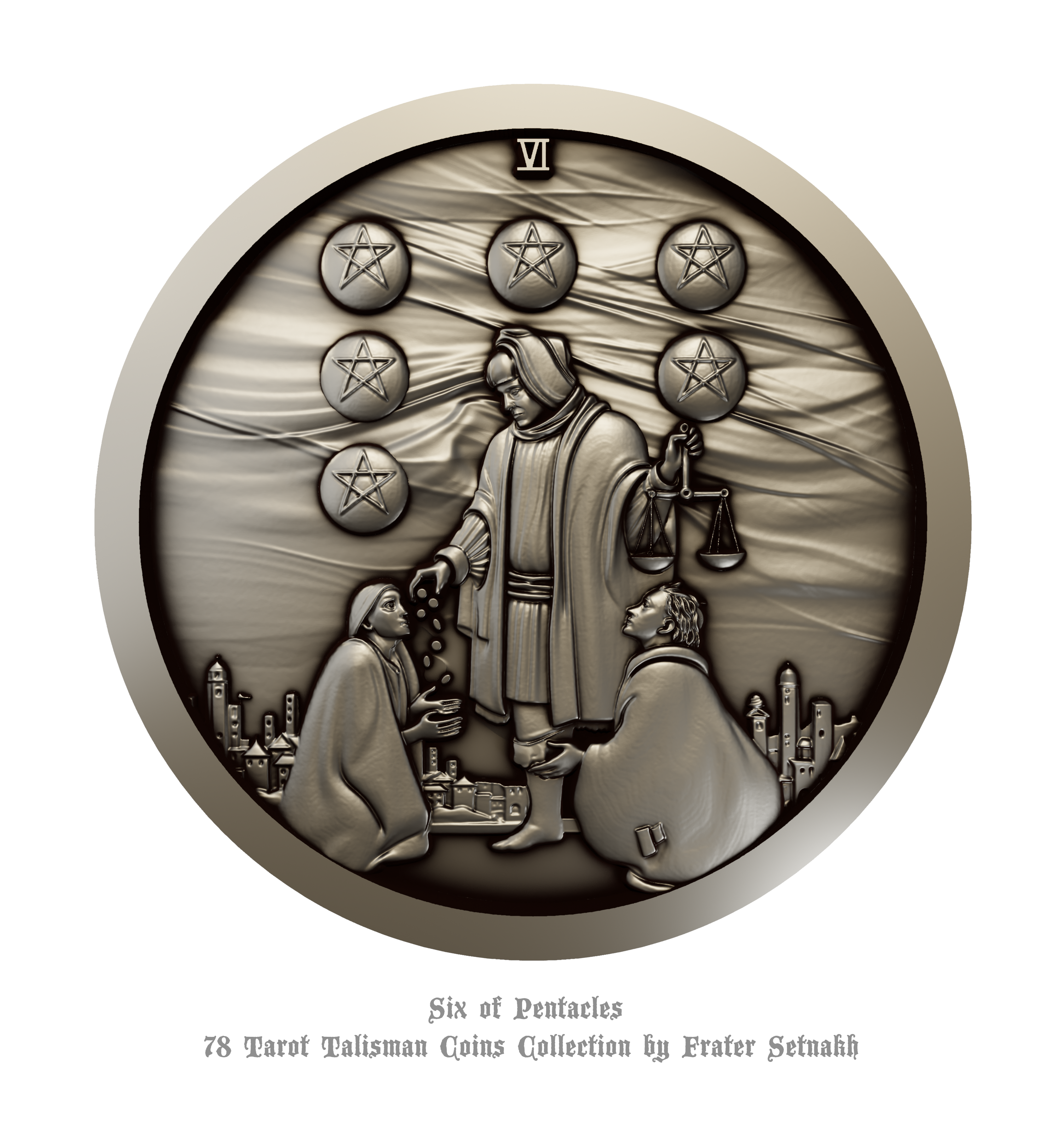 Tarot Coin Collection – World’s First Complete Rider–Waite Inspired Coin Set by Frater Setnakh – PRE-ORDERS - Shipping in October '25 - Divination Coins - Oracle Coins