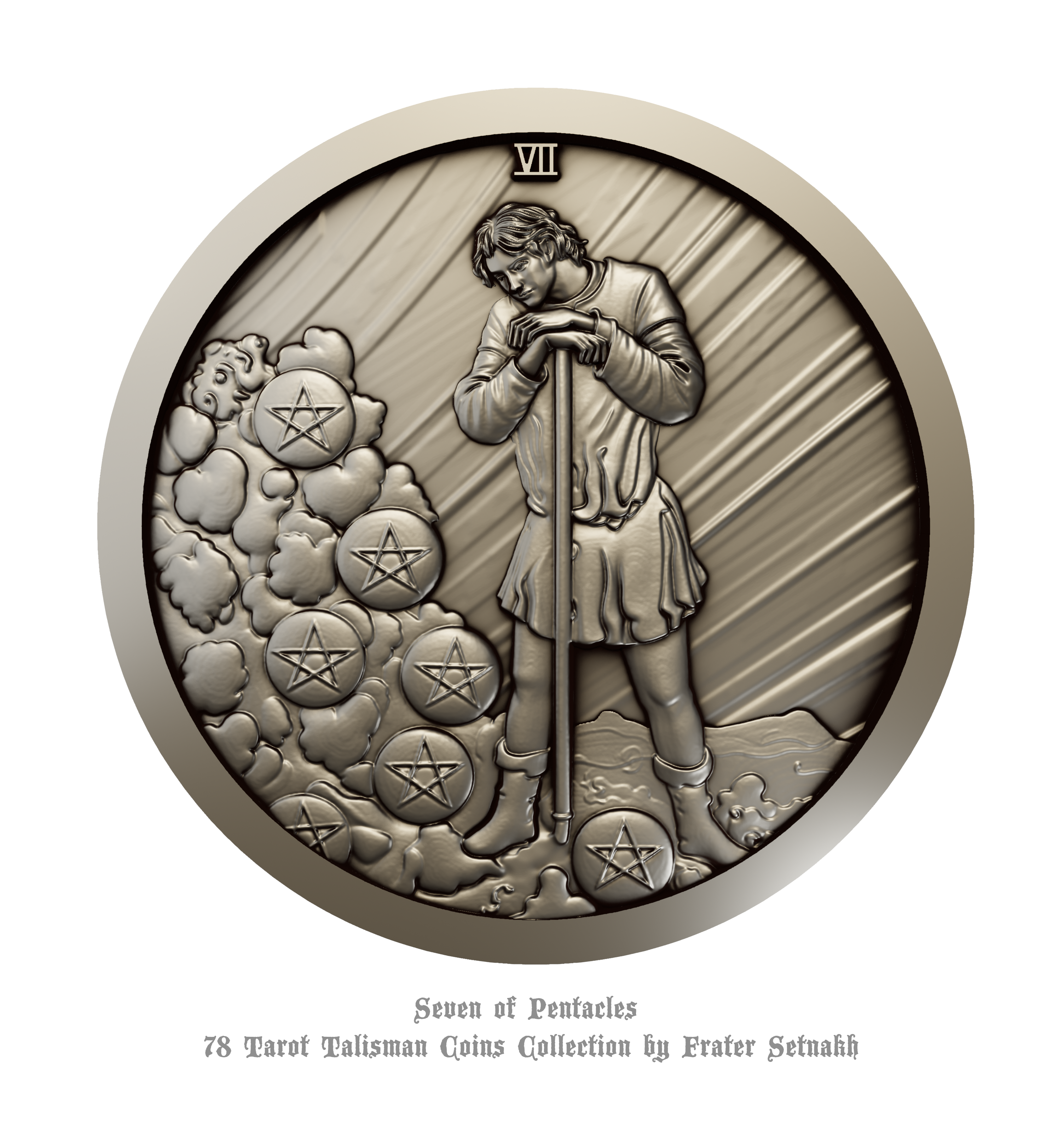 Tarot Coin Collection – World’s First Complete Rider–Waite Inspired Coin Set by Frater Setnakh – PRE-ORDERS - Shipping in Deceber '25 - Divination Coins - Oracle Coins