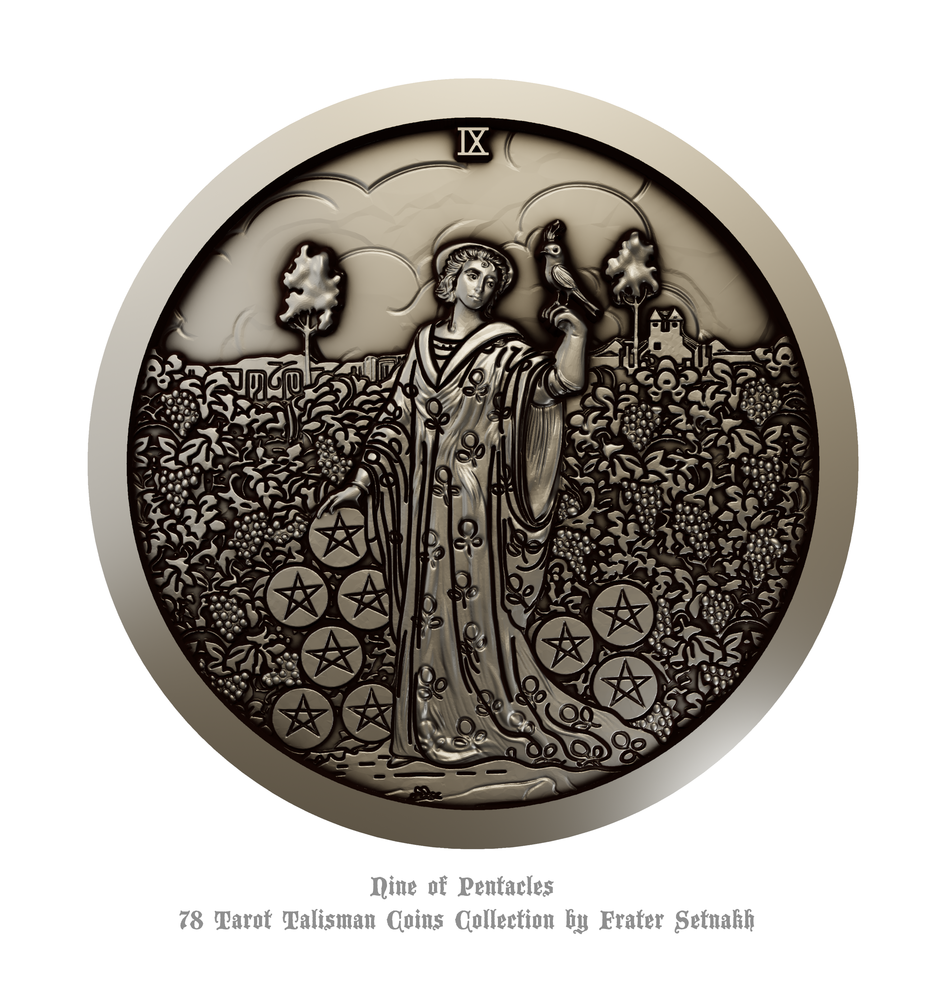 Tarot Coin Collection – World’s First Complete Rider–Waite Inspired Coin Set by Frater Setnakh – PRE-ORDERS - Shipping in Deceber '25 - Divination Coins - Oracle Coins