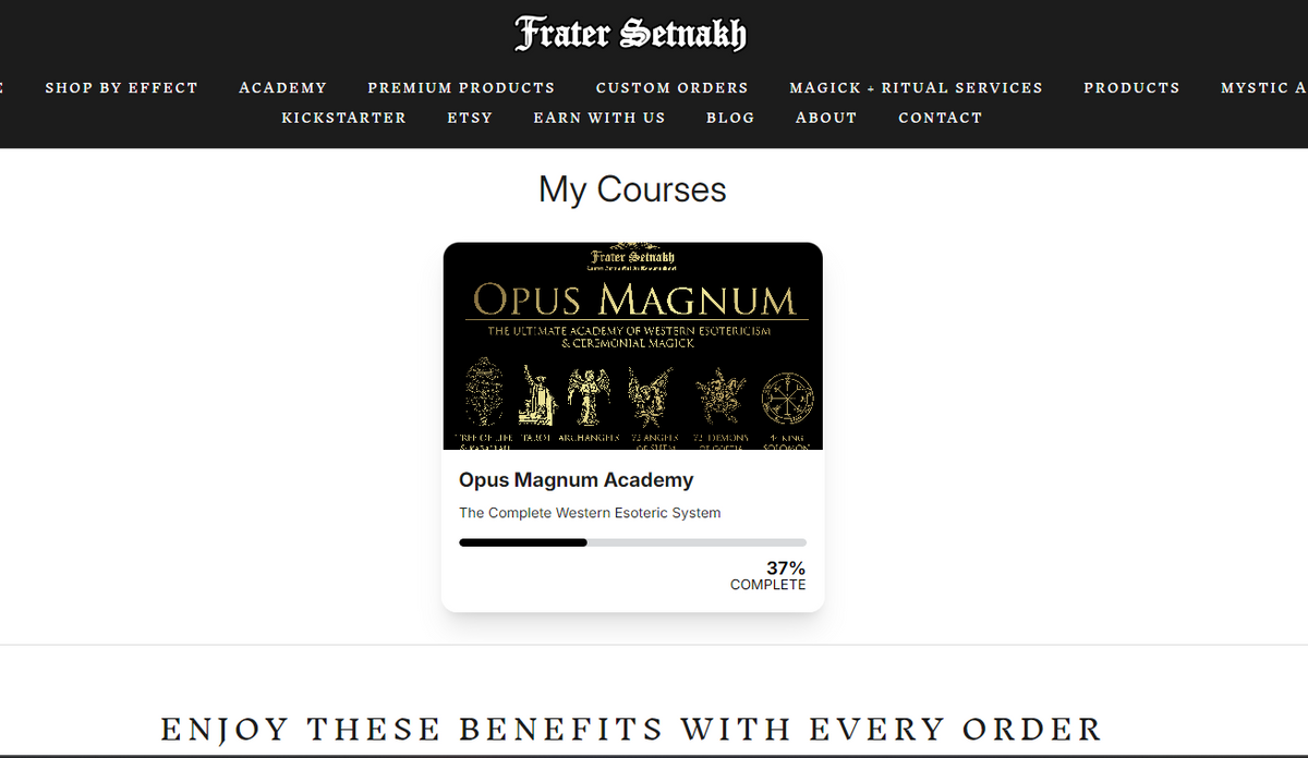 Opus Magnum - Academy Membership