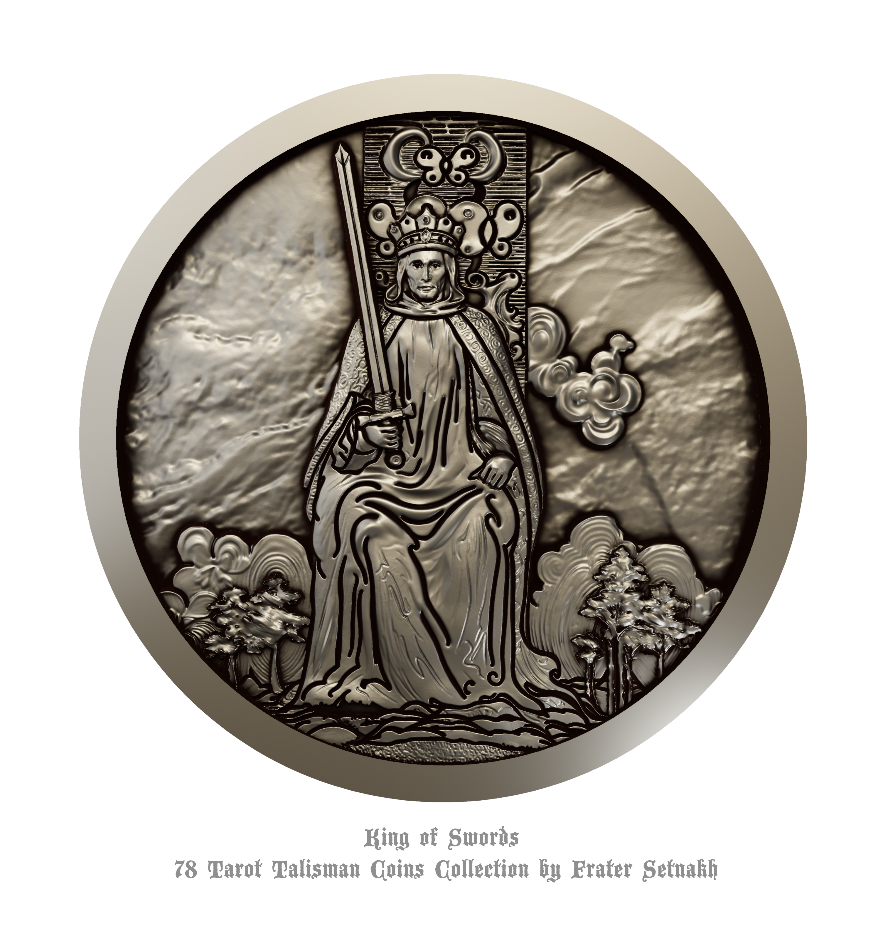Tarot Coin Collection – 78 Coins Inspired by Rider-Waite – PRE-ORDERS - Shipping in October '25 - Divination Coins - Oracle Coins - Frater Setnakh