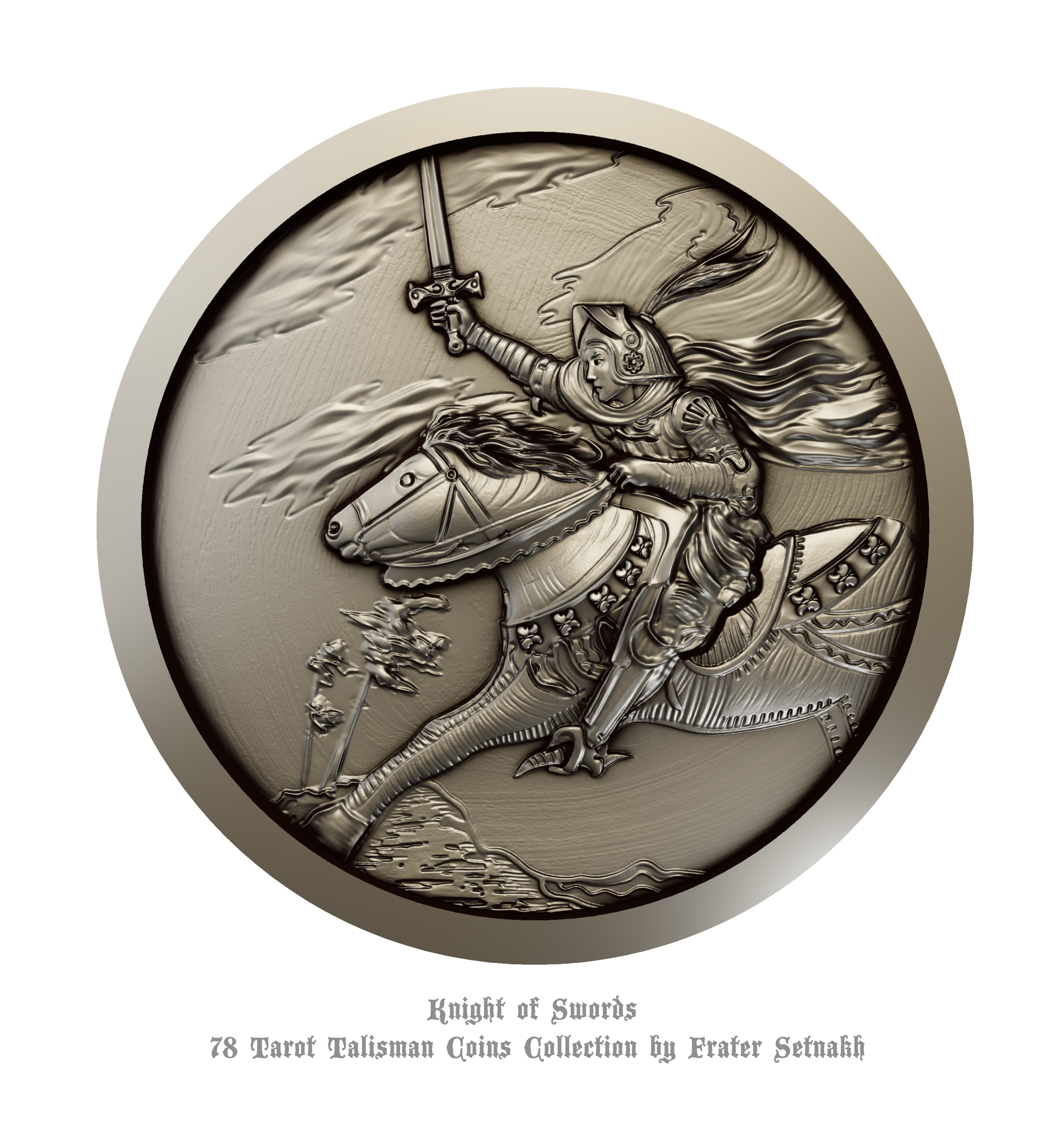 Tarot Coin Collection – 78 Coins Inspired by Rider-Waite – PRE-ORDERS - Shipping in October '25 - Divination Coins - Oracle Coins - Frater Setnakh