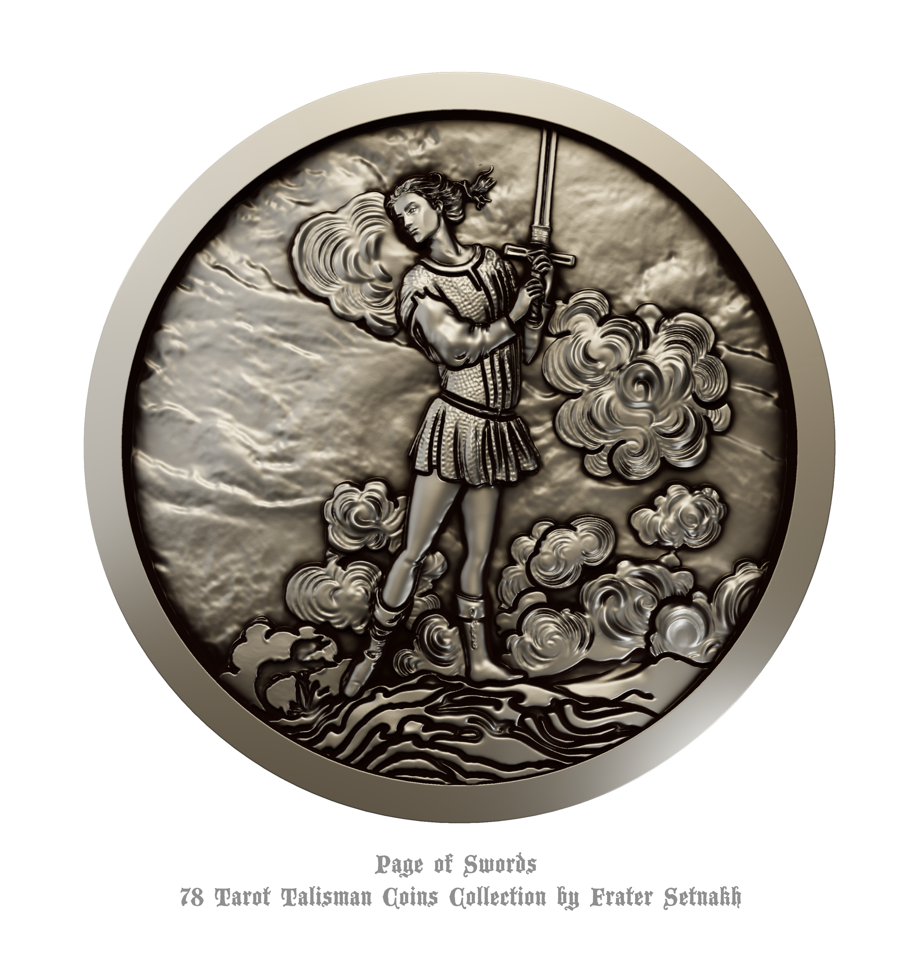 Tarot Coin Collection – 78 Coins Inspired by Rider-Waite – PRE-ORDERS - Shipping in October '25 - Divination Coins - Oracle Coins - Frater Setnakh