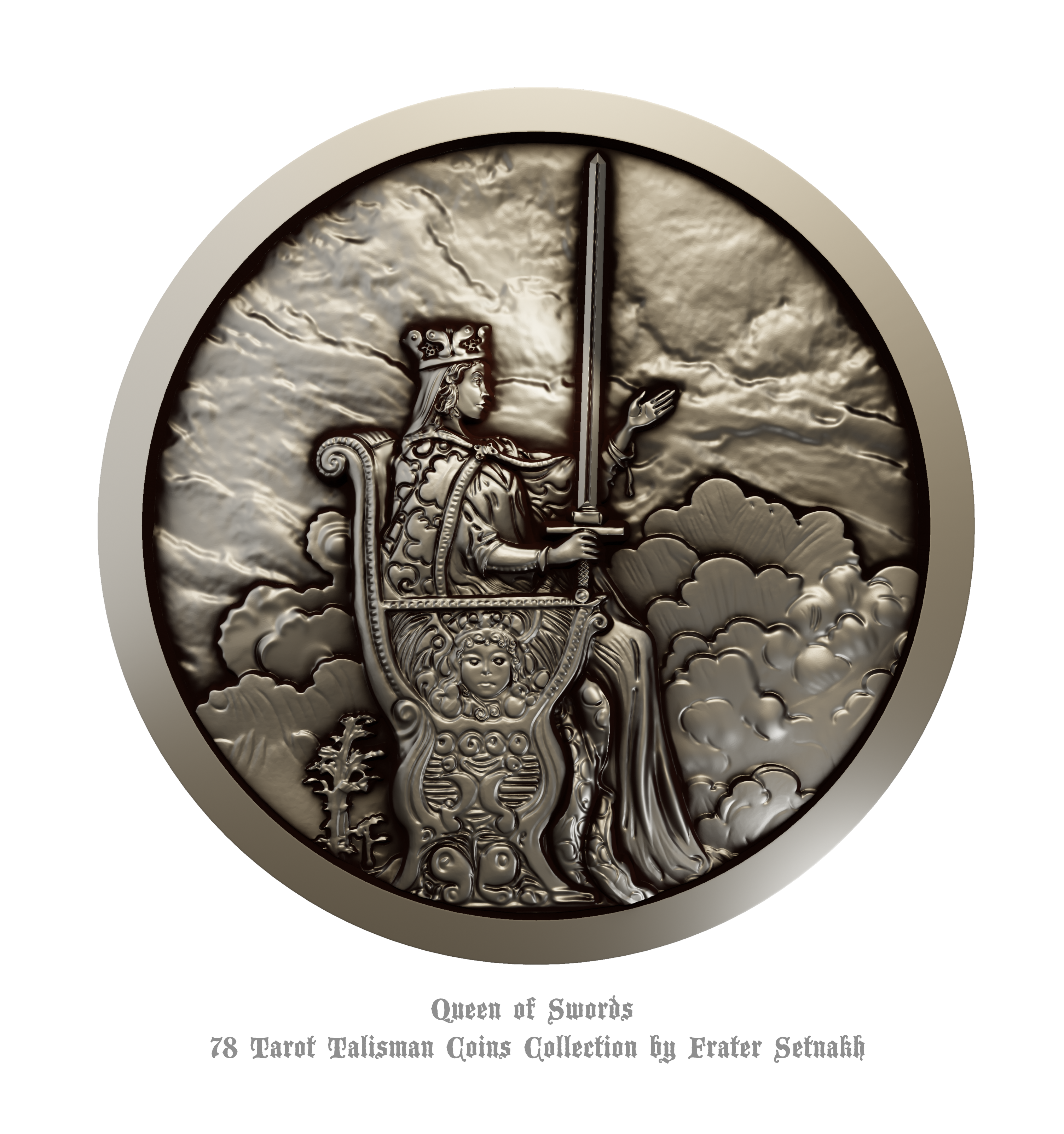 Tarot Coin Collection – 78 Coins Inspired by Rider-Waite – PRE-ORDERS - Shipping in October '25 - Divination Coins - Oracle Coins - Frater Setnakh