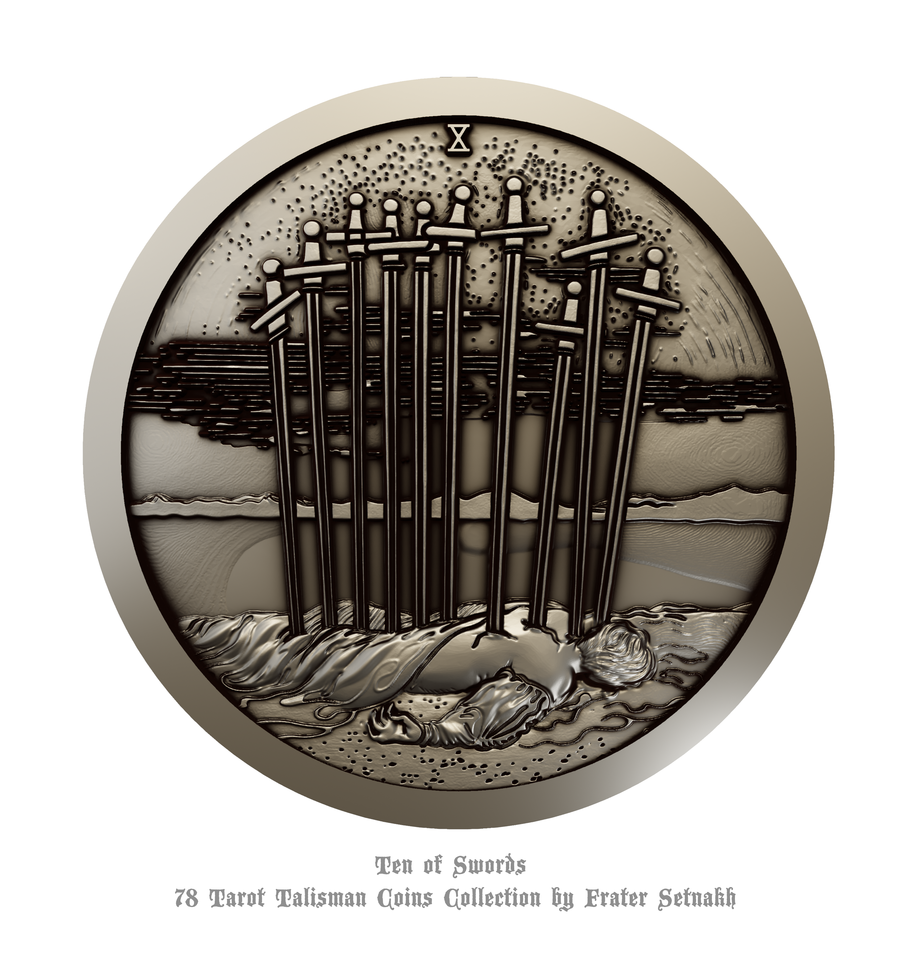 Tarot Coin Collection – 78 Coins Inspired by Rider-Waite – PRE-ORDERS - Shipping in October '25 - Divination Coins - Oracle Coins - Frater Setnakh