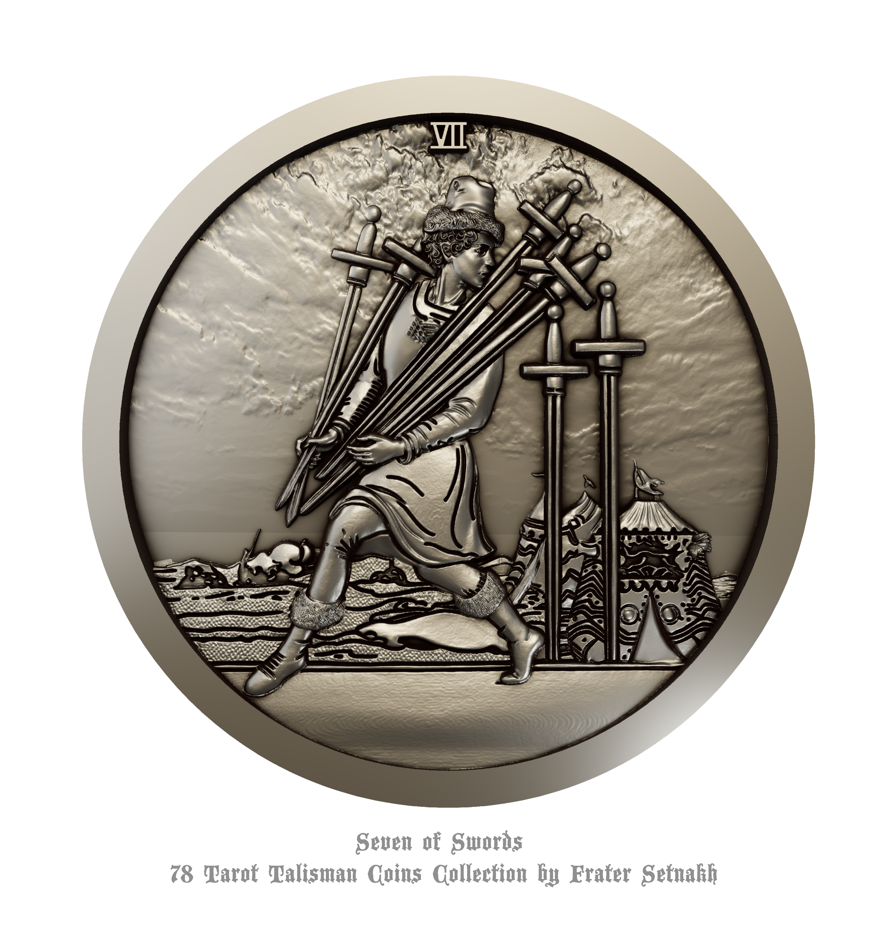 Tarot Coin Collection – 78 Coins Inspired by Rider-Waite – PRE-ORDERS - Shipping in October '25 - Divination Coins - Oracle Coins - Frater Setnakh