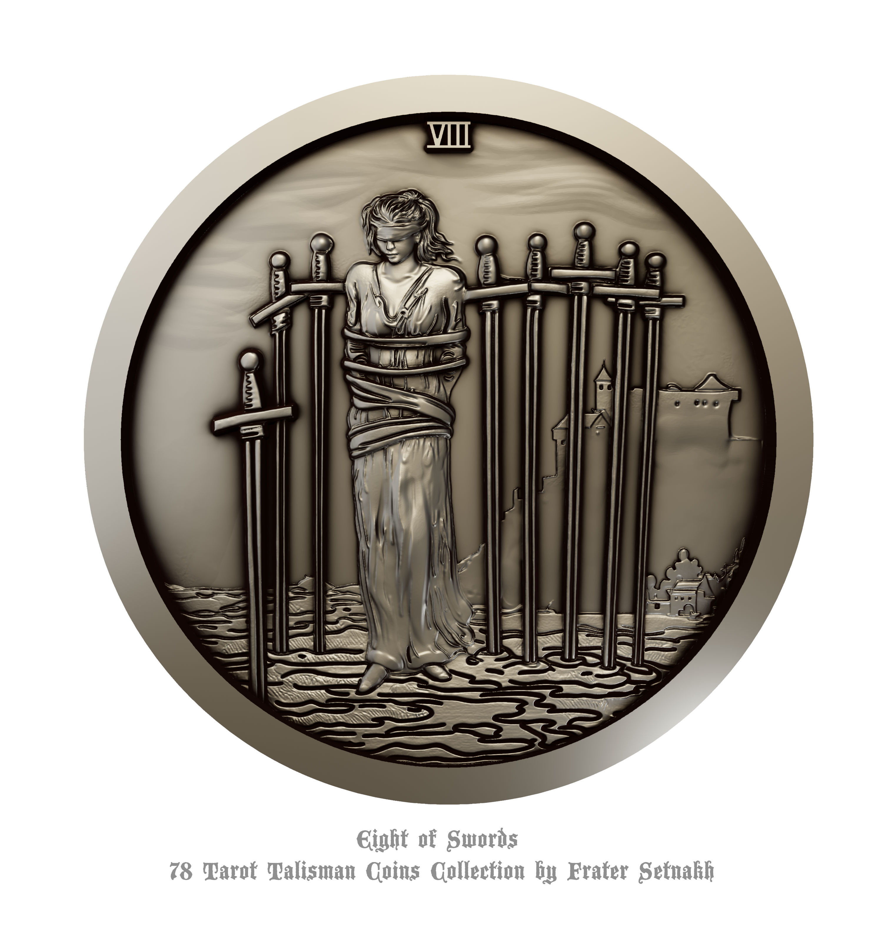 Tarot Coin Collection – 78 Coins Inspired by Rider-Waite – PRE-ORDERS - Shipping in October '25 - Divination Coins - Oracle Coins - Frater Setnakh