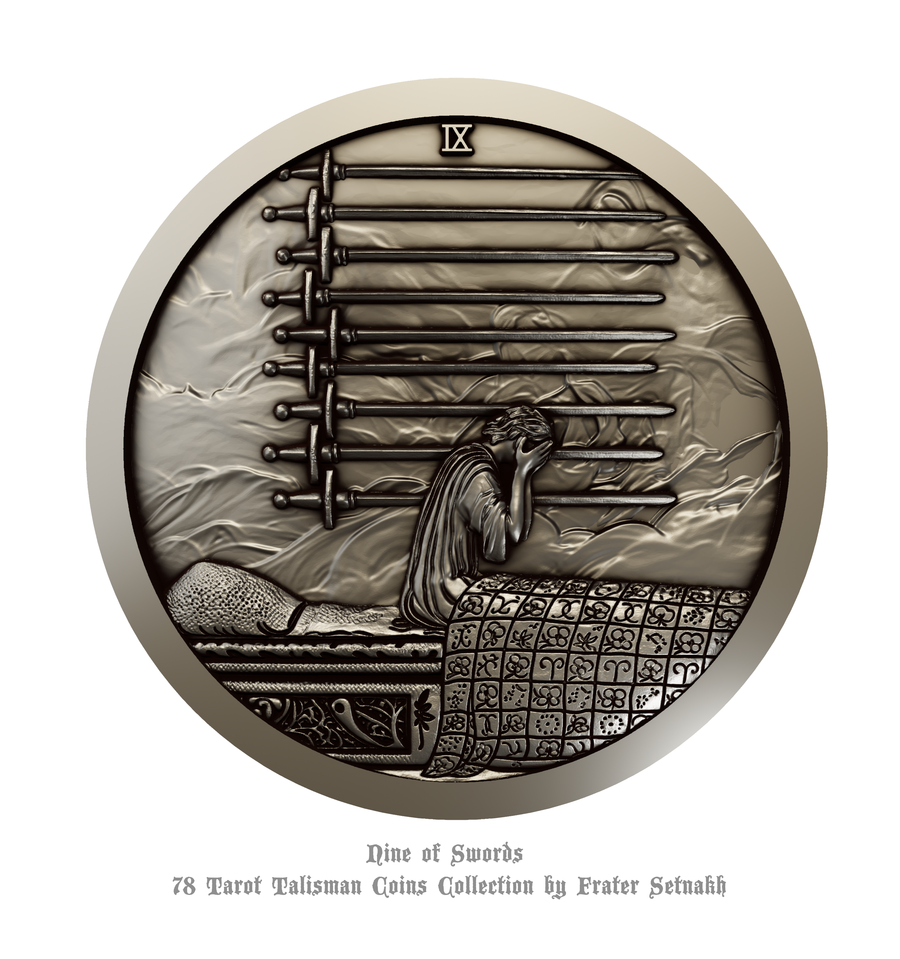 Tarot Coin Collection – 78 Coins Inspired by Rider-Waite – PRE-ORDERS - Shipping in October '25 - Divination Coins - Oracle Coins - Frater Setnakh