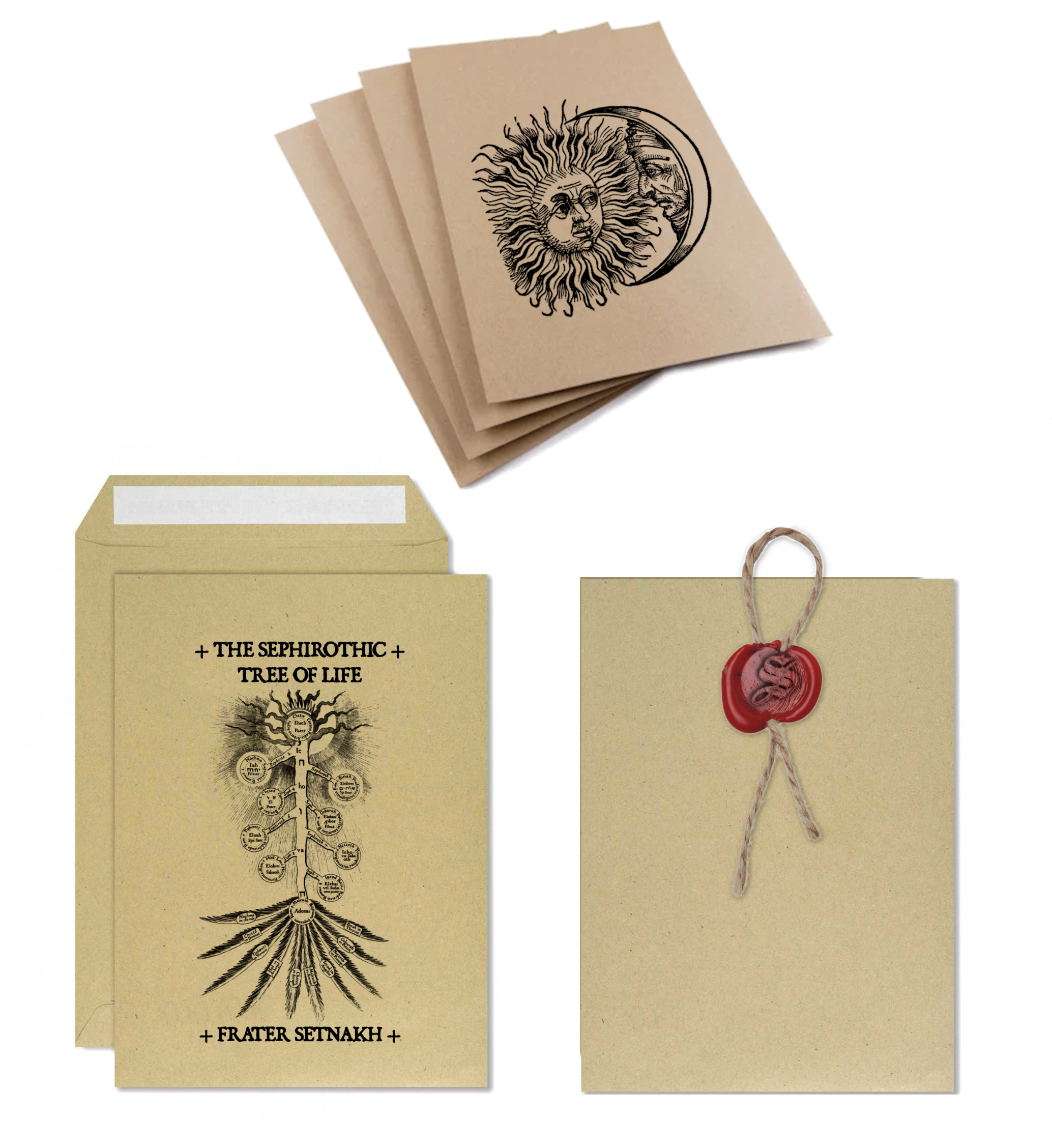 The Sephirothic Tree of Life - Tarot, Meditation Altar Tools - Sephiroth, Kabbalistic Art, Esoteric Wall Decor, Qabbalah, Occult art