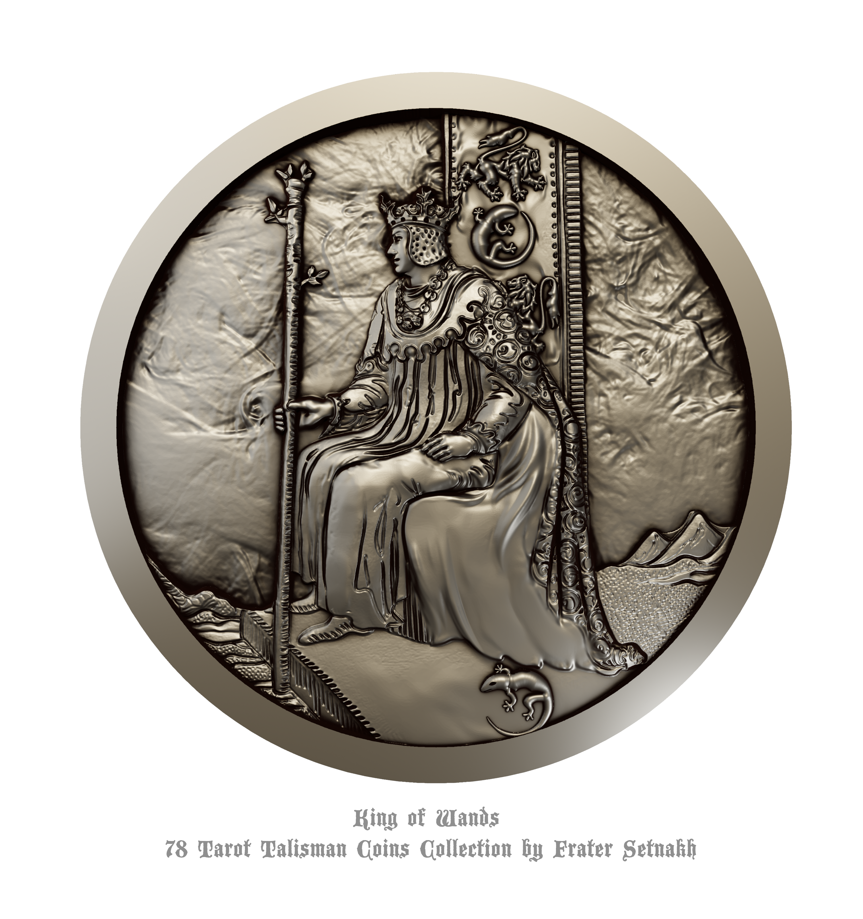 Tarot Coin Collection – World’s First Complete Rider–Waite Inspired Coin Set by Frater Setnakh – PRE-ORDERS - Shipping in Deceber '25 - Divination Coins - Oracle Coins