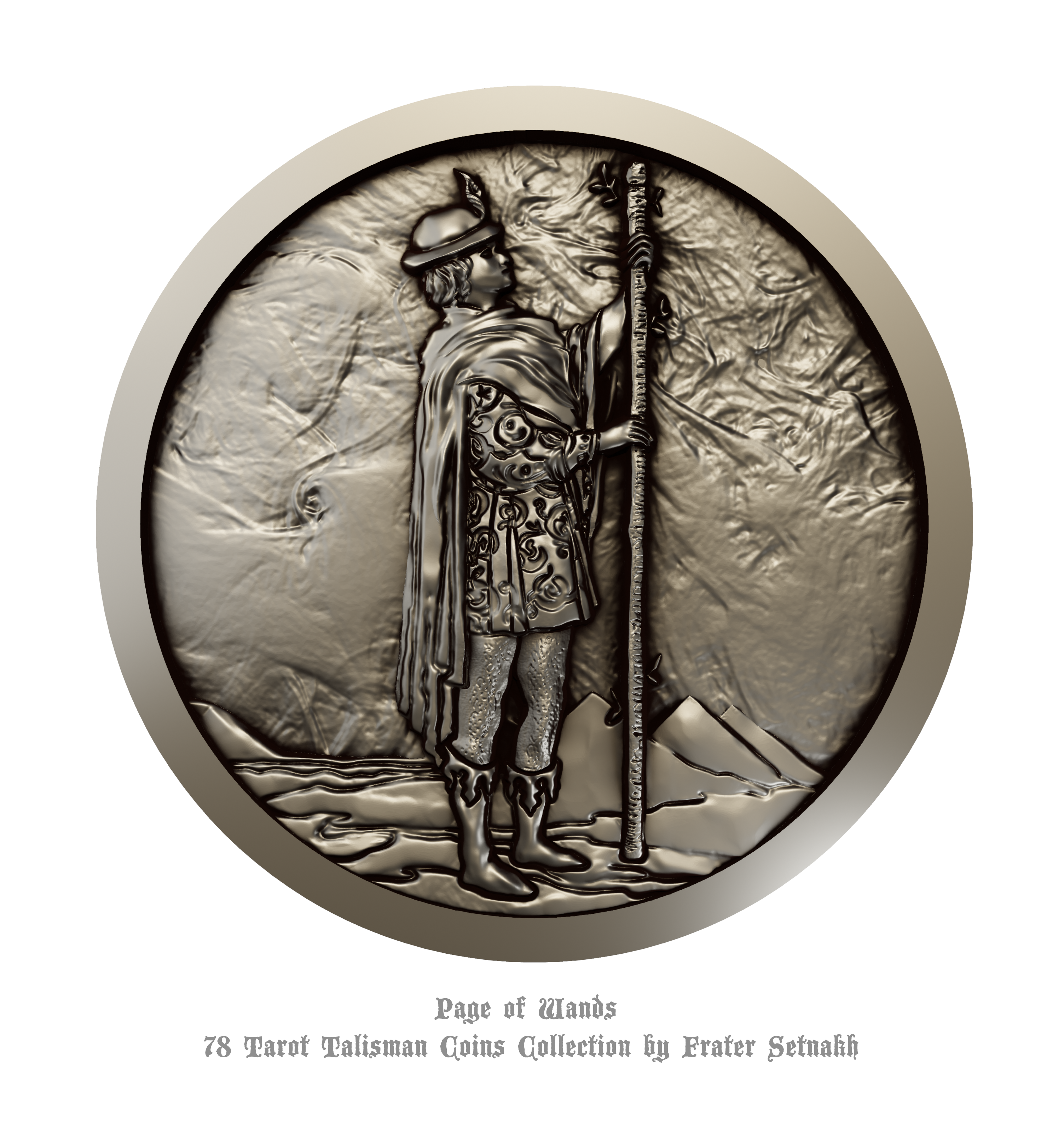 Tarot Coin Collection – World’s First Complete Rider–Waite Inspired Coin Set by Frater Setnakh – PRE-ORDERS - Shipping in Deceber '25 - Divination Coins - Oracle Coins
