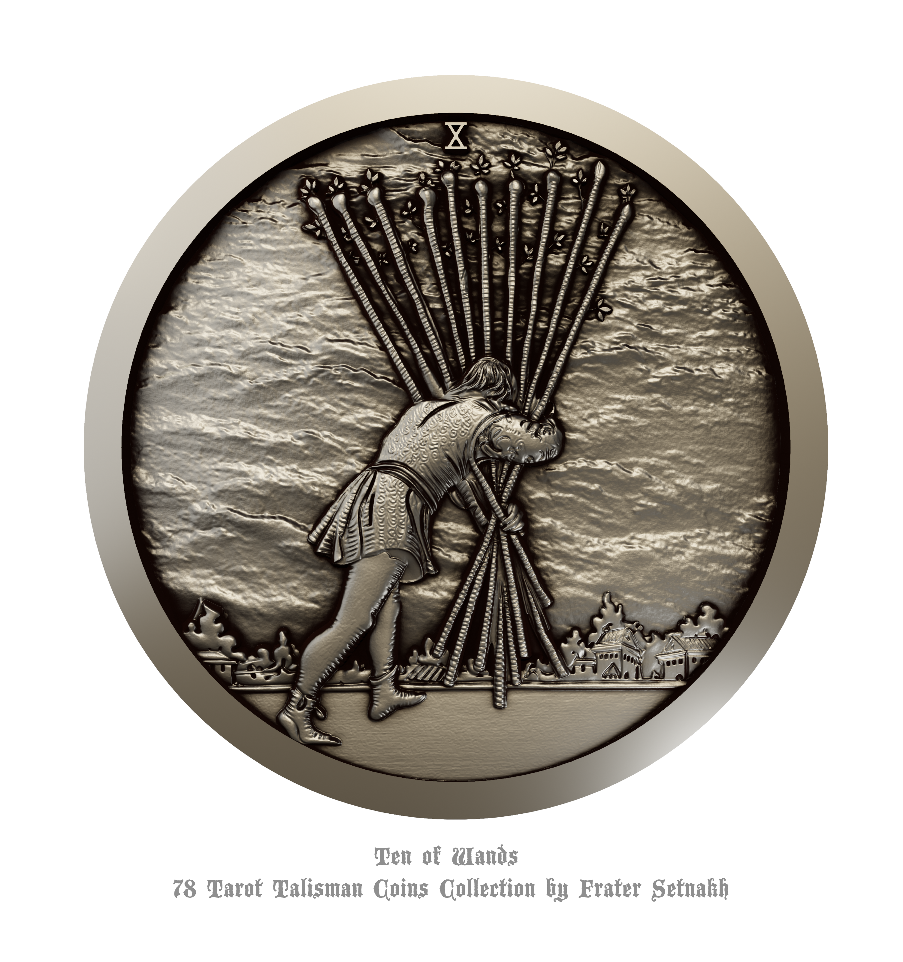 Tarot Coin Collection – 78 Coins Inspired by Rider-Waite – PRE-ORDERS - Shipping in October '25 - Divination Coins - Oracle Coins - Frater Setnakh