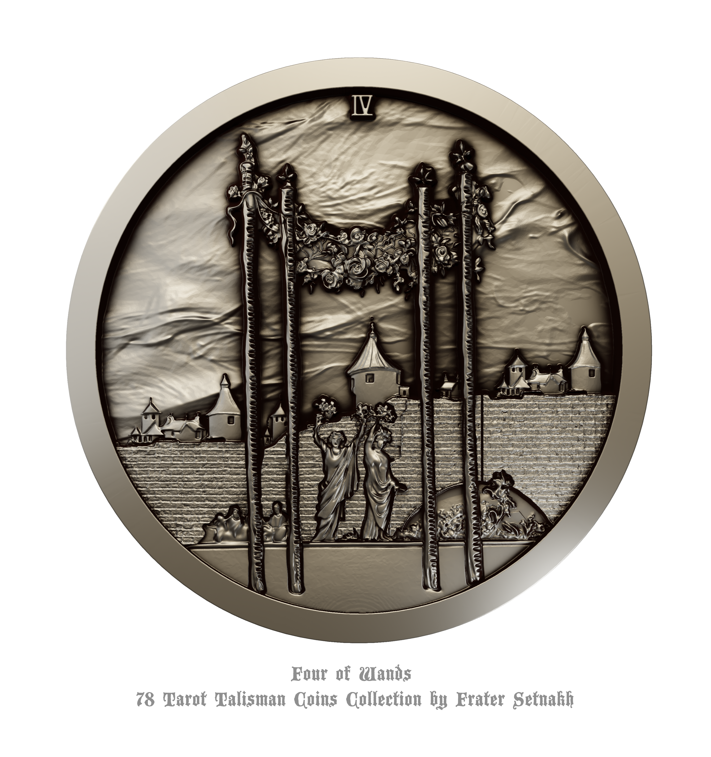 Tarot Coin Collection – World’s First Complete Rider–Waite Inspired Coin Set by Frater Setnakh – PRE-ORDERS - Shipping in Deceber '25 - Divination Coins - Oracle Coins