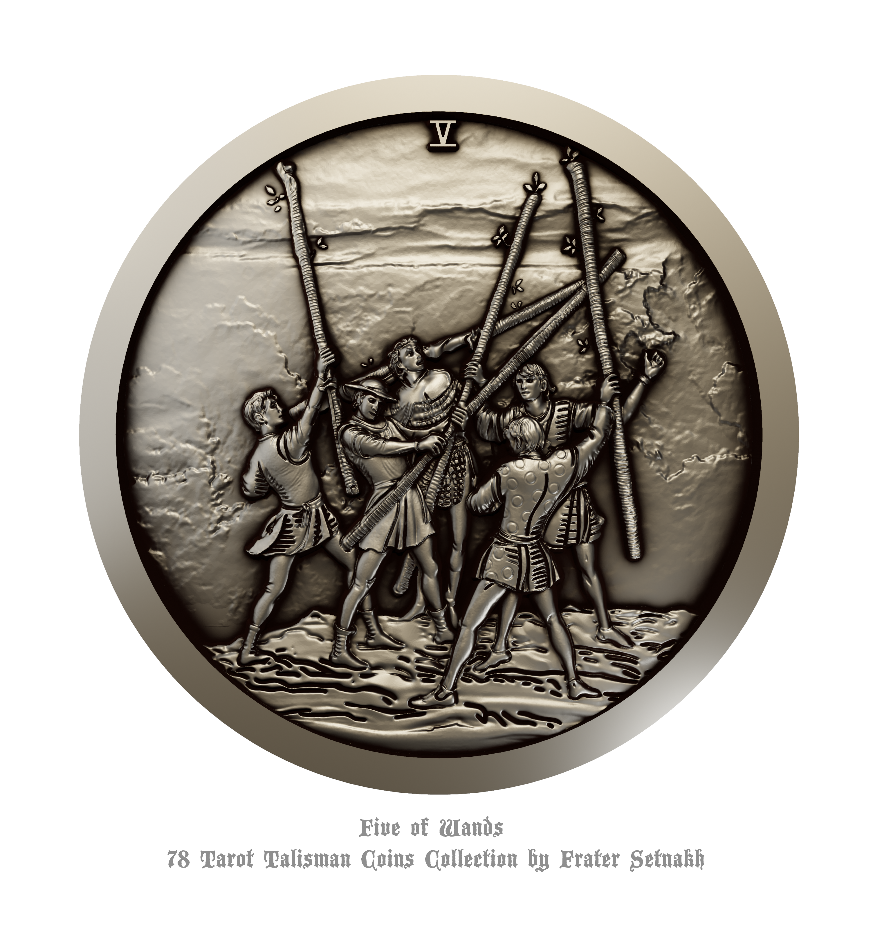 Tarot Coin Collection – World’s First Complete Rider–Waite Inspired Coin Set by Frater Setnakh – PRE-ORDERS - Shipping in October '25 - Divination Coins - Oracle Coins