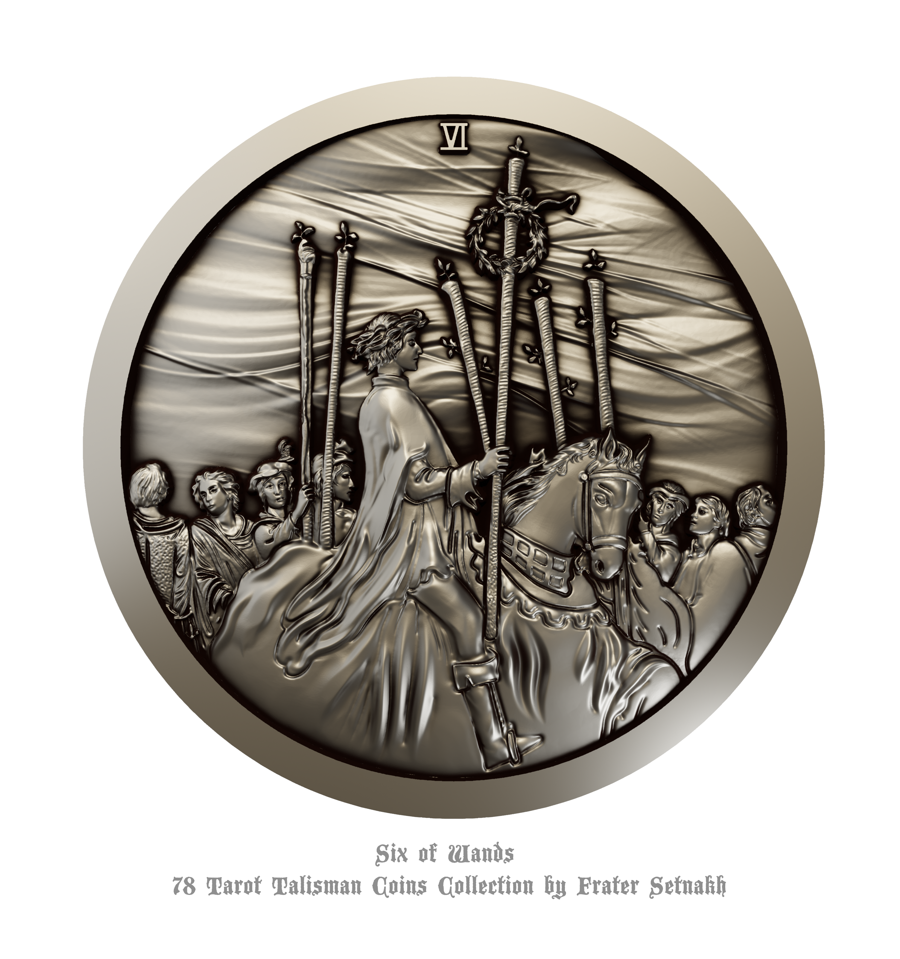 Tarot Coin Collection – 78 Coins Inspired by Rider-Waite – PRE-ORDERS - Shipping in October '25 - Divination Coins - Oracle Coins - Frater Setnakh