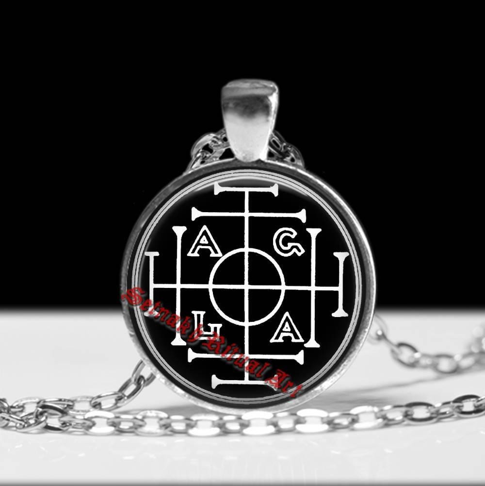 AGLA talisman, AGLA lucky-charm pendant, occult jewelry, AGLA necklace, gnostic jewelry, magic amulet, esoteric, sacred jewelry #431