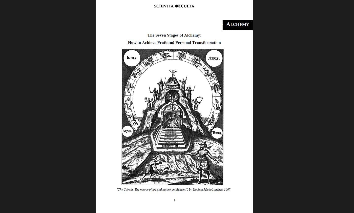 Esoteric Ezine by Frater Setnakh & Soror Vanarotha - Scientia Occulta: Explore Esoteric Knowledge - Support my work and get the pdf file #2