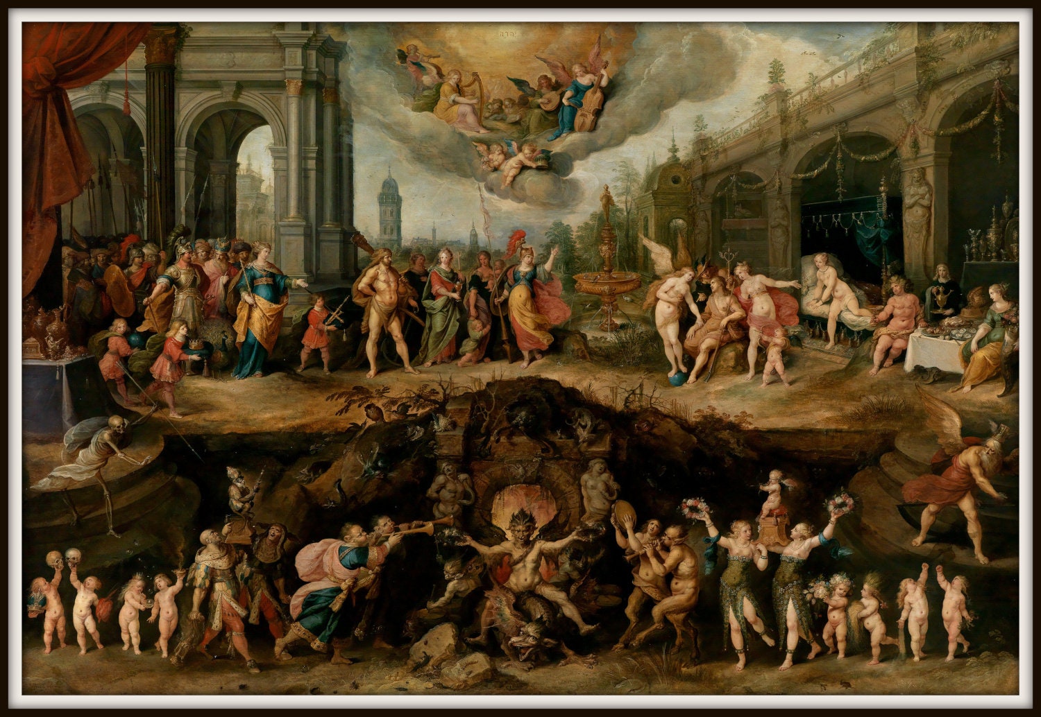 Hell print, Devil poster