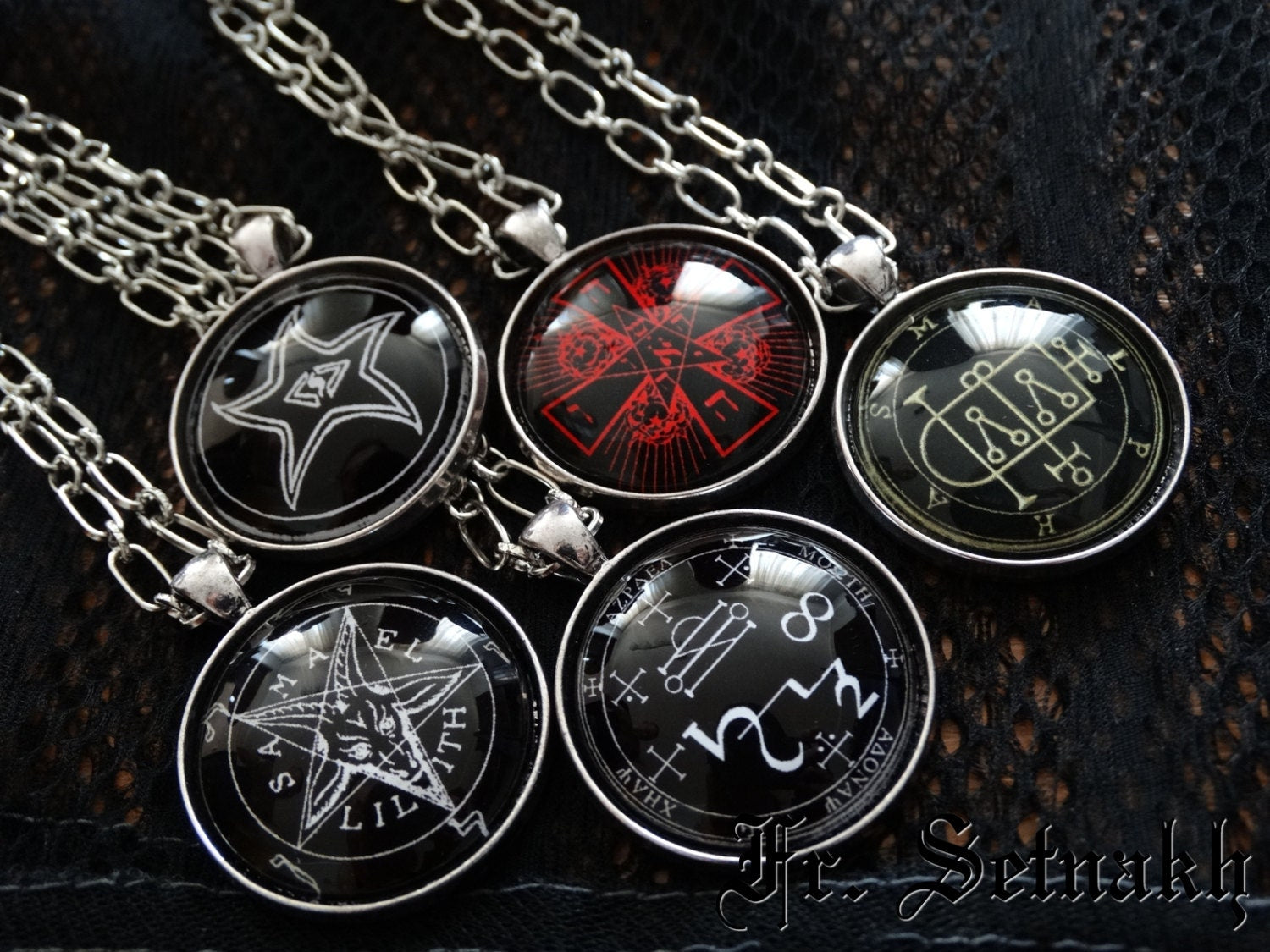 Six-Winged Seraphim Pendant – Angelic Protection Amulet | Sacred Christian Jewelry, Magic Talisman, Medieval Church Art Lamen #278