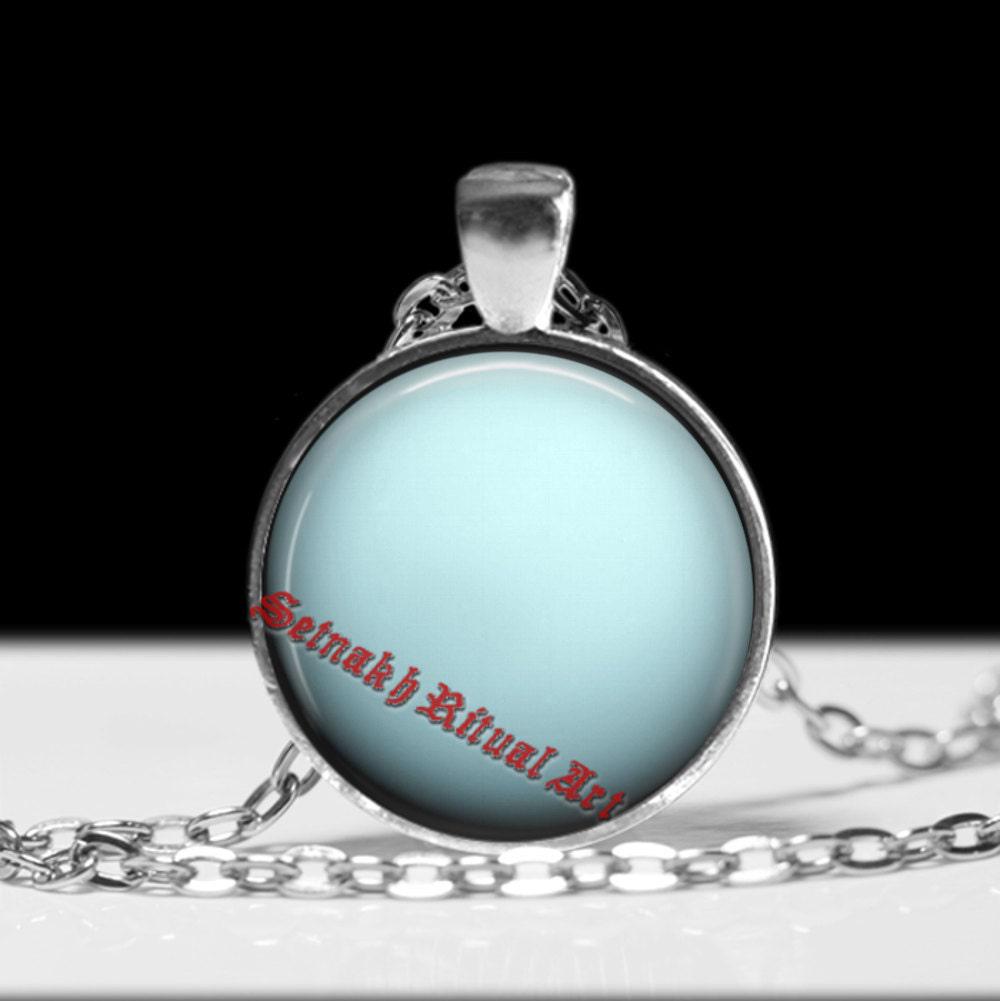 Uranus necklace Astrology pendant Planet jewelry Magic jewellery #433.7