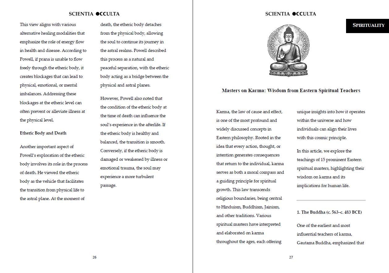 Esoteric Ezine by Frater Setnakh & Soror Vanarotha - Scientia Occulta: Explore Esoteric Knowledge - Support my work and get the pdf file #1