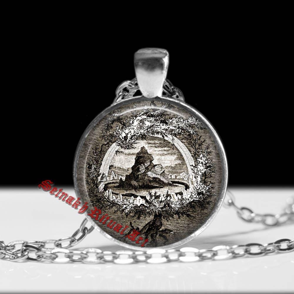 Yggdrasil necklace, Tree of Life pendant, mythical tree, norse medalion, harmony, peace and growth symbol jewelry #329