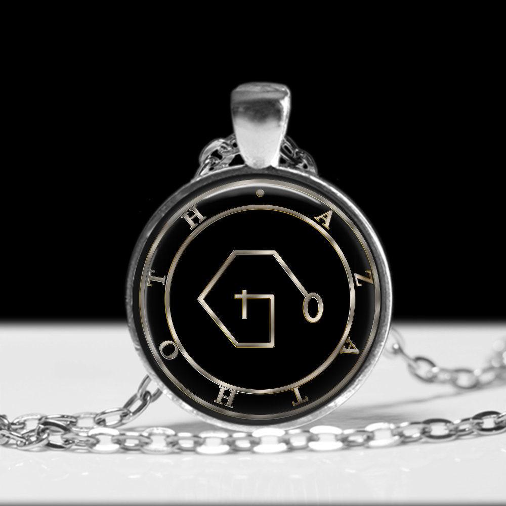 Azathoth sigil pendant, Necronomicon Magick, John Dee, Symbols of the outer gods, Lovecraft, summoning spirits, occult talisman #NECS1