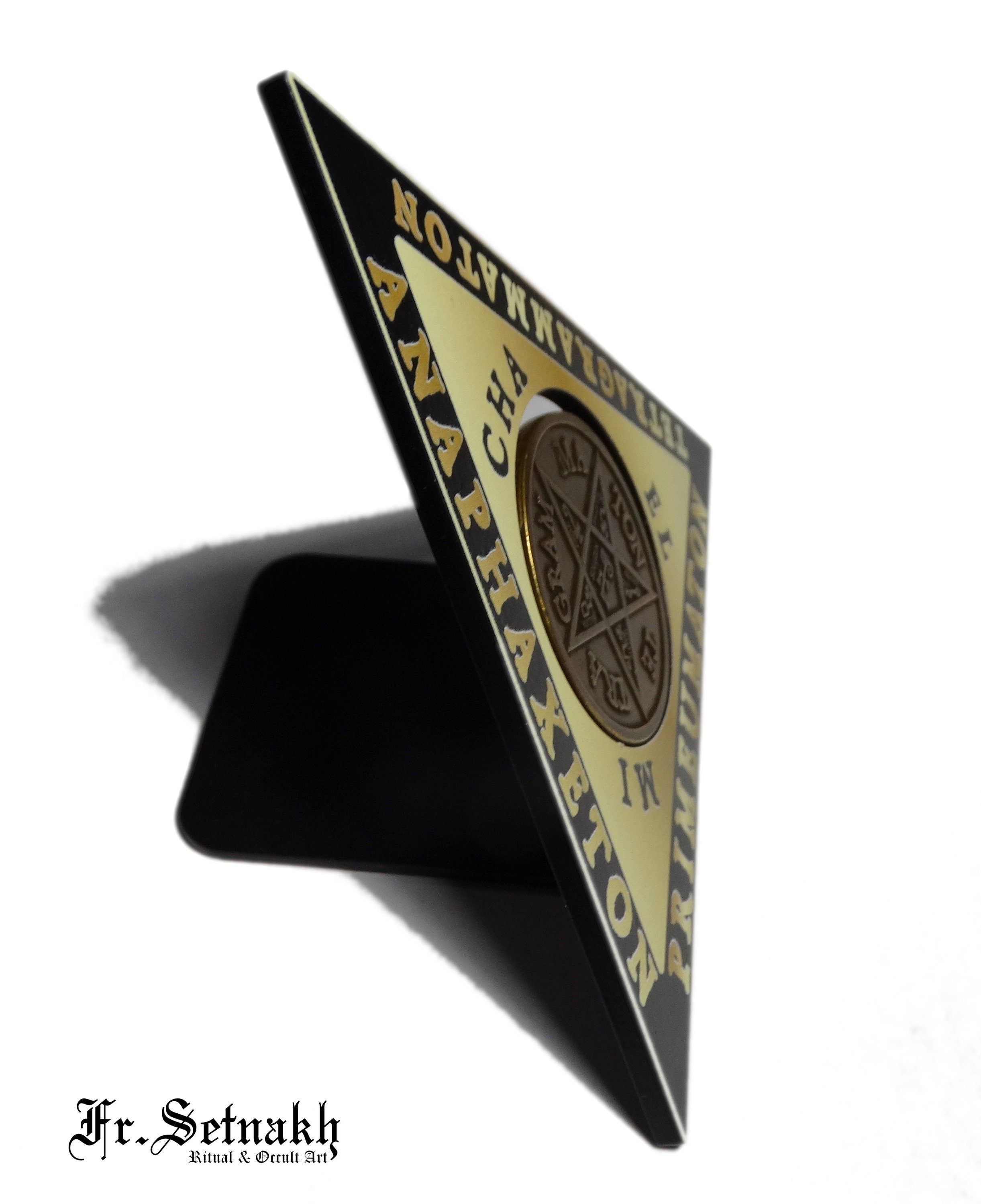 The Magic Triangle of King Solomon, ritual tool for summoning Angels and Demons and charging your Goetic & Solomonic coins, Magick