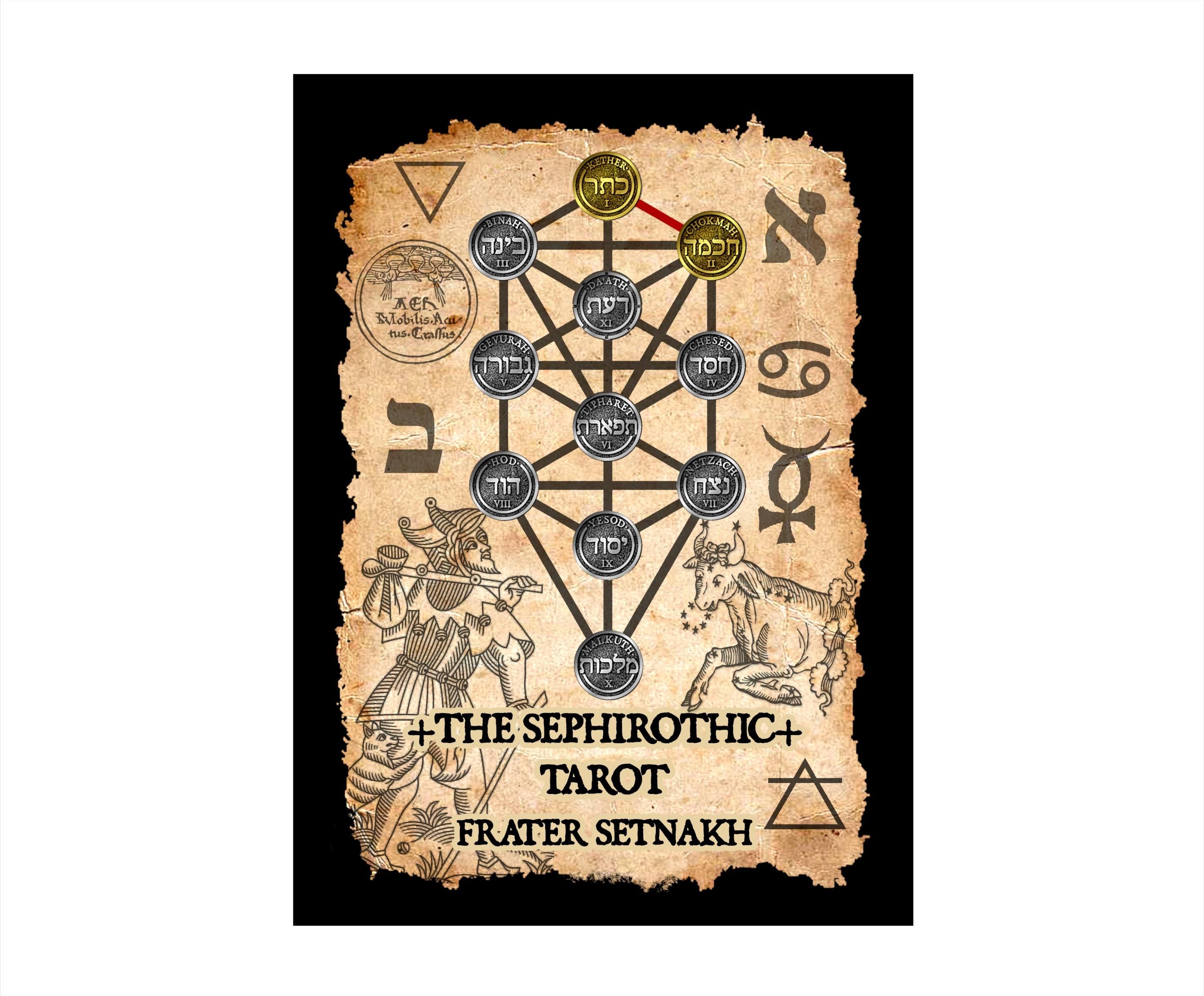 Tarot – Sephirothic Tree of Life Deck with Alchemical & Astrology Symbols, Perfect Gift for Kabbalah, Qabala, and Esoteric Wisdom Seekers