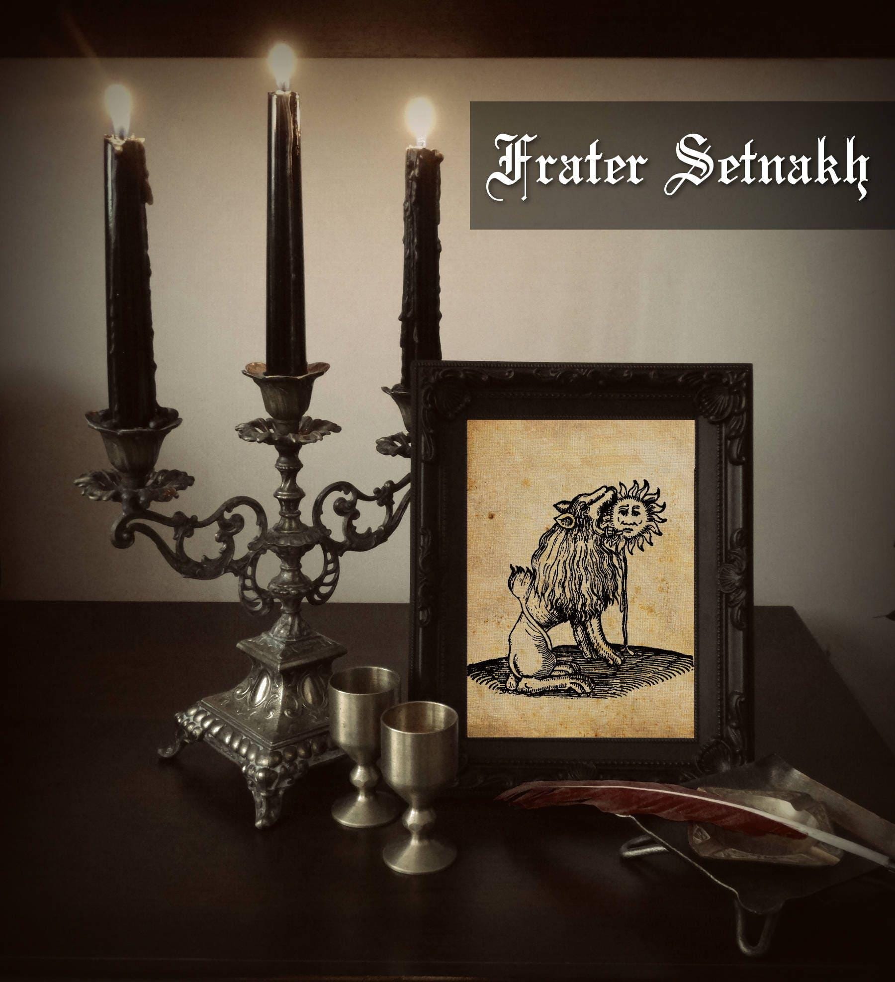 Necronomicon - The Symbols of the outer Gods print, John Dee, Abdul Alhazred, Lovecraft art, occult seals, Cthulhu art, demons #NECP1