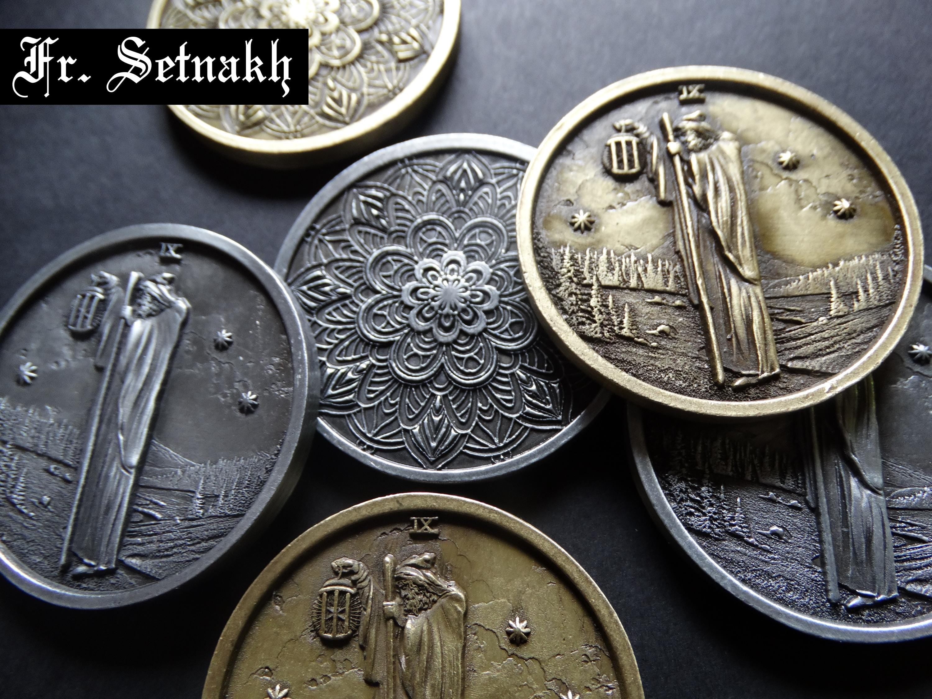 Tarot Coin Collection – 78 Coins Inspired by Rider-Waite – PRE-ORDERS - Shipping in October '25 - Divination Coins - Oracle Coins - Frater Setnakh