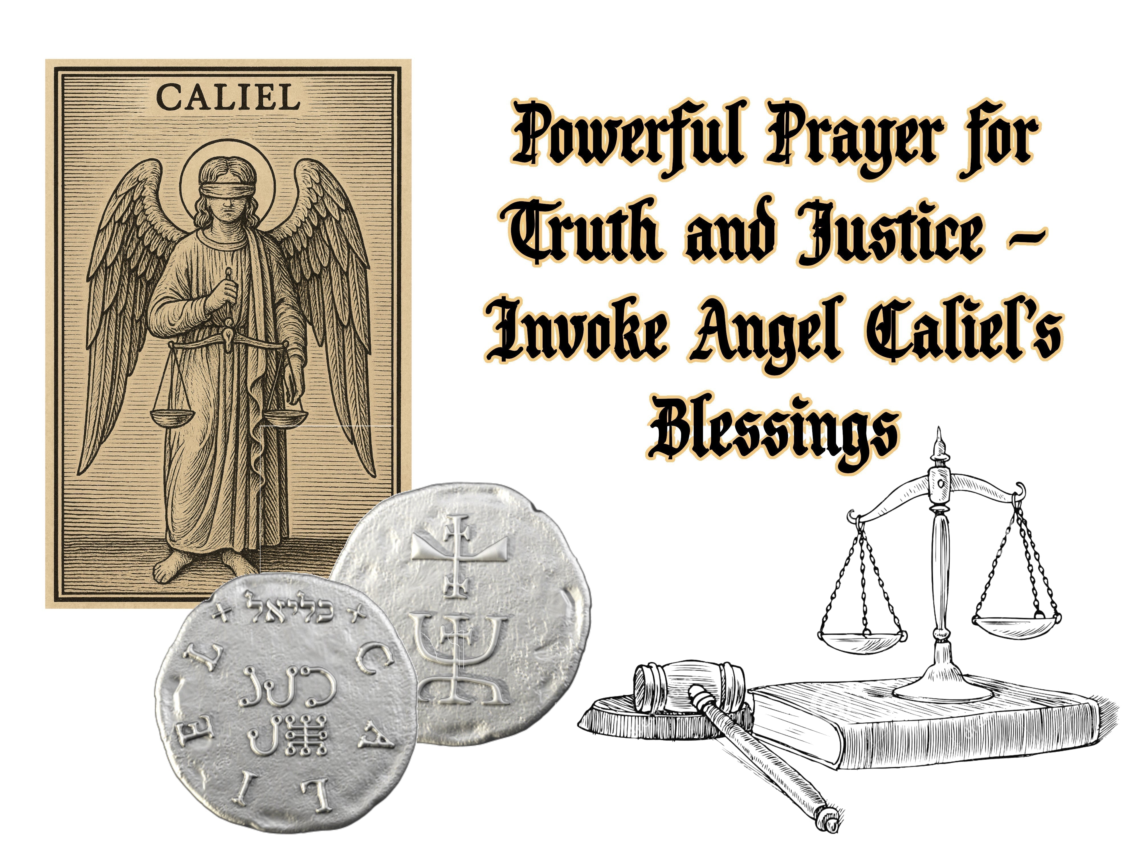 Powerful Prayer for Truth and Justice – Invoke Angel Caliel’s Blessings