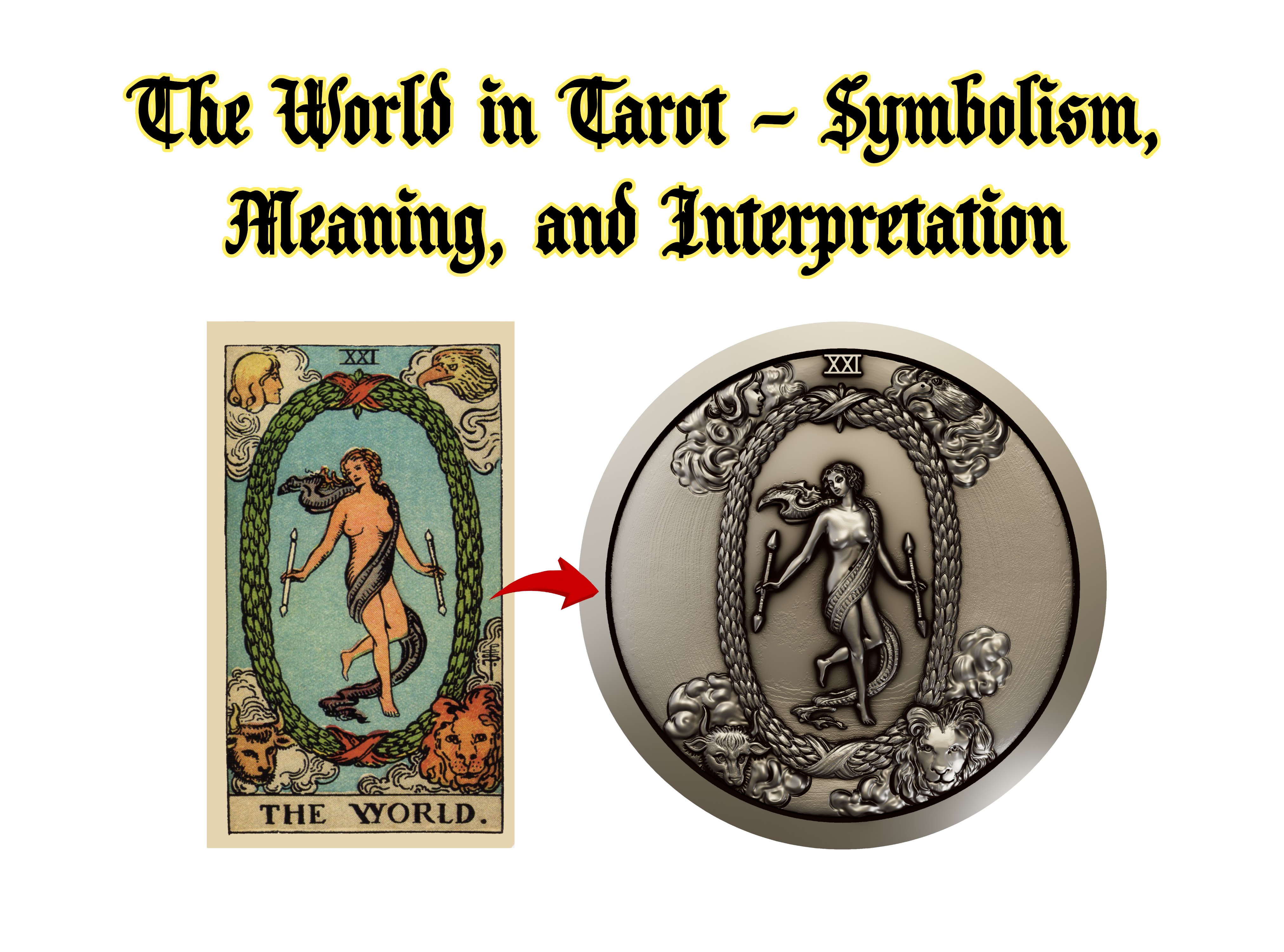 The World in Tarot – Symbolism, Meaning, and Interpretation
