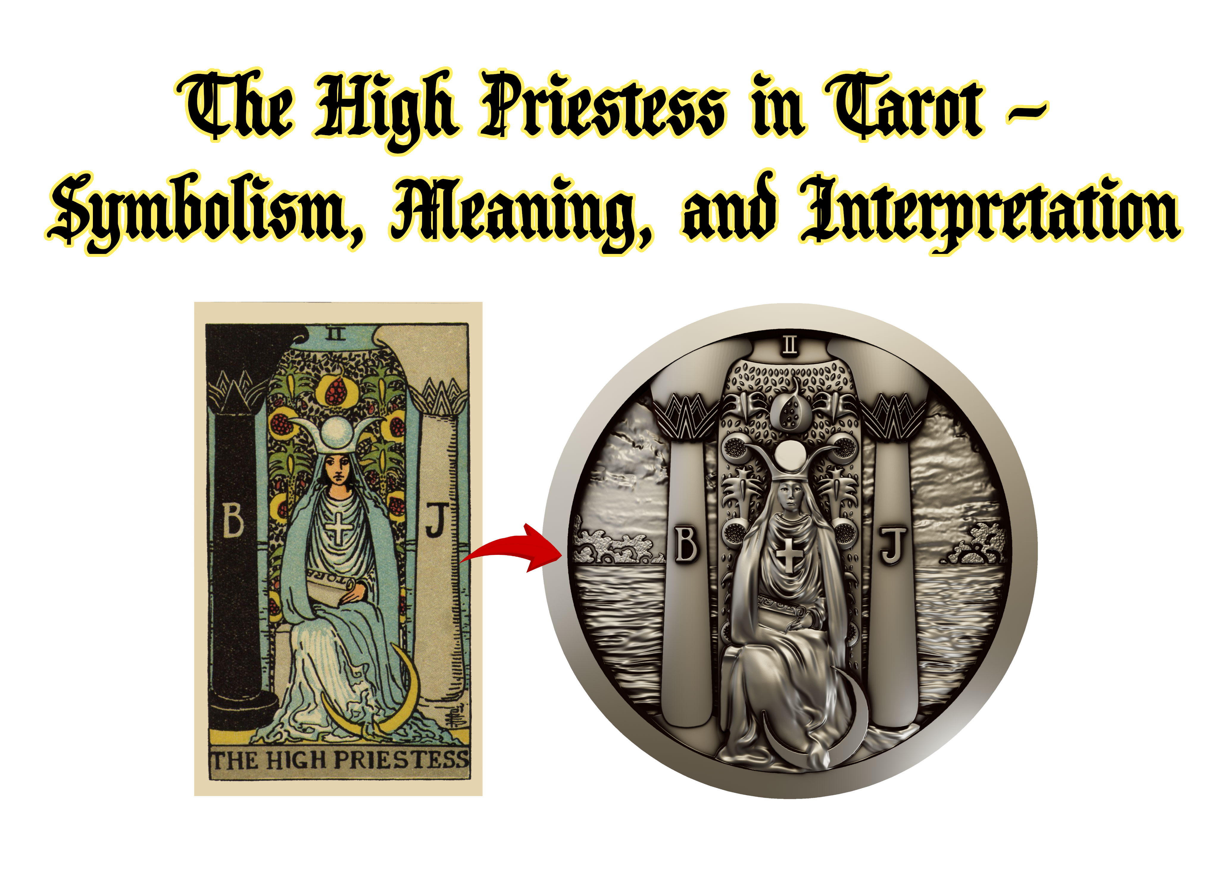 The High Priestess in Tarot – Symbolism, Meaning, and Interpretation