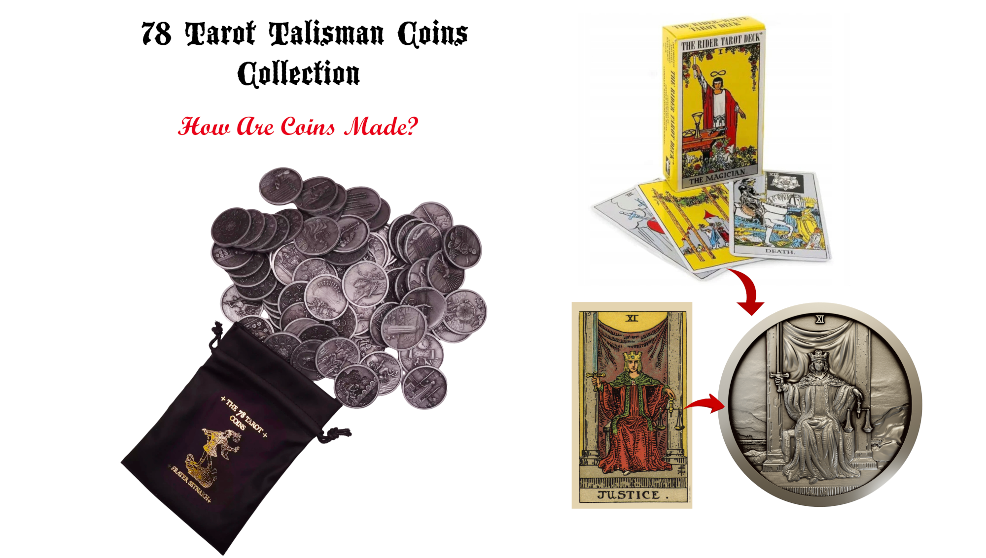78 Tarot Talisman Coins Collection - How our coins are made?