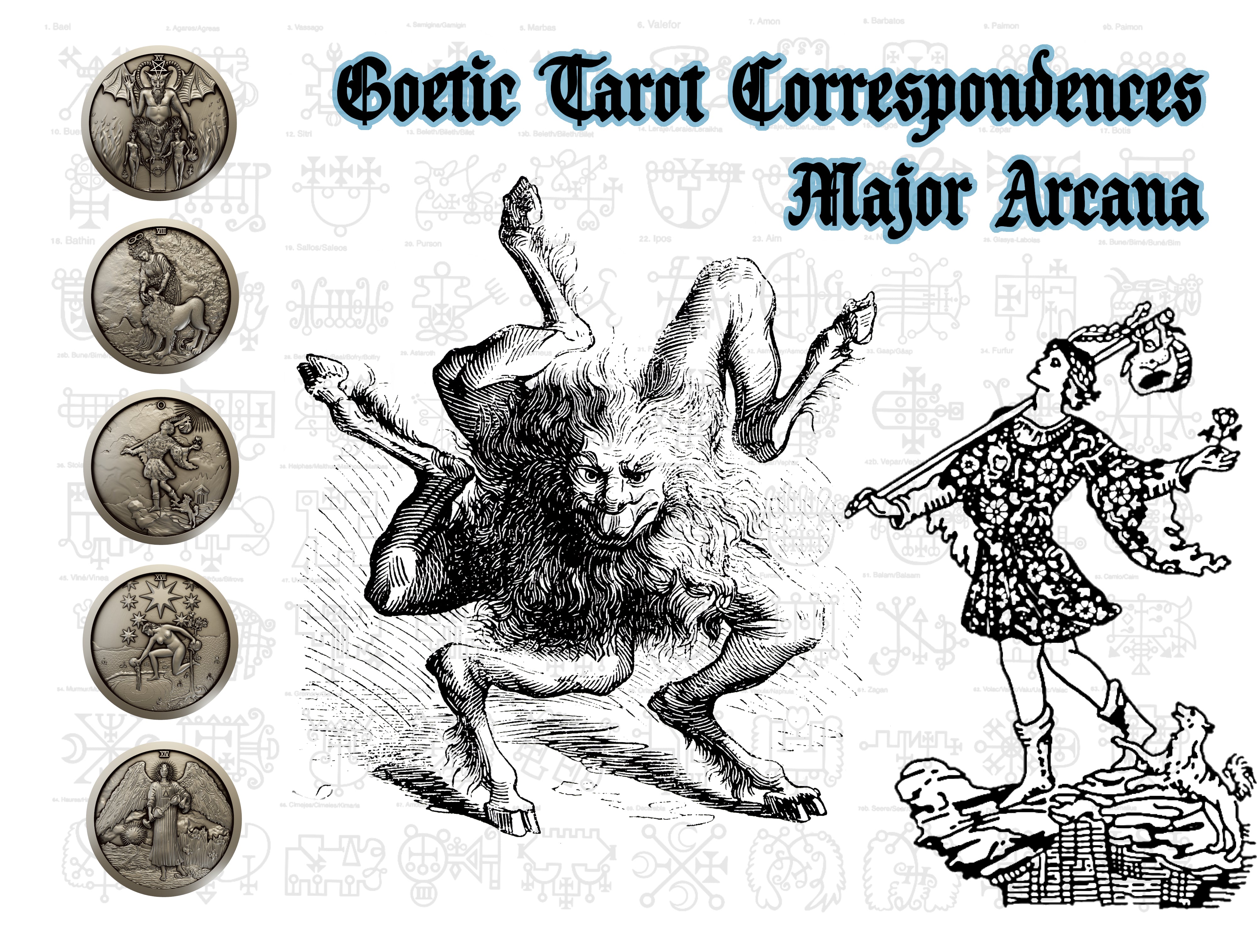 Goetic Tarot Correspondences - part.1 - Major Arcana