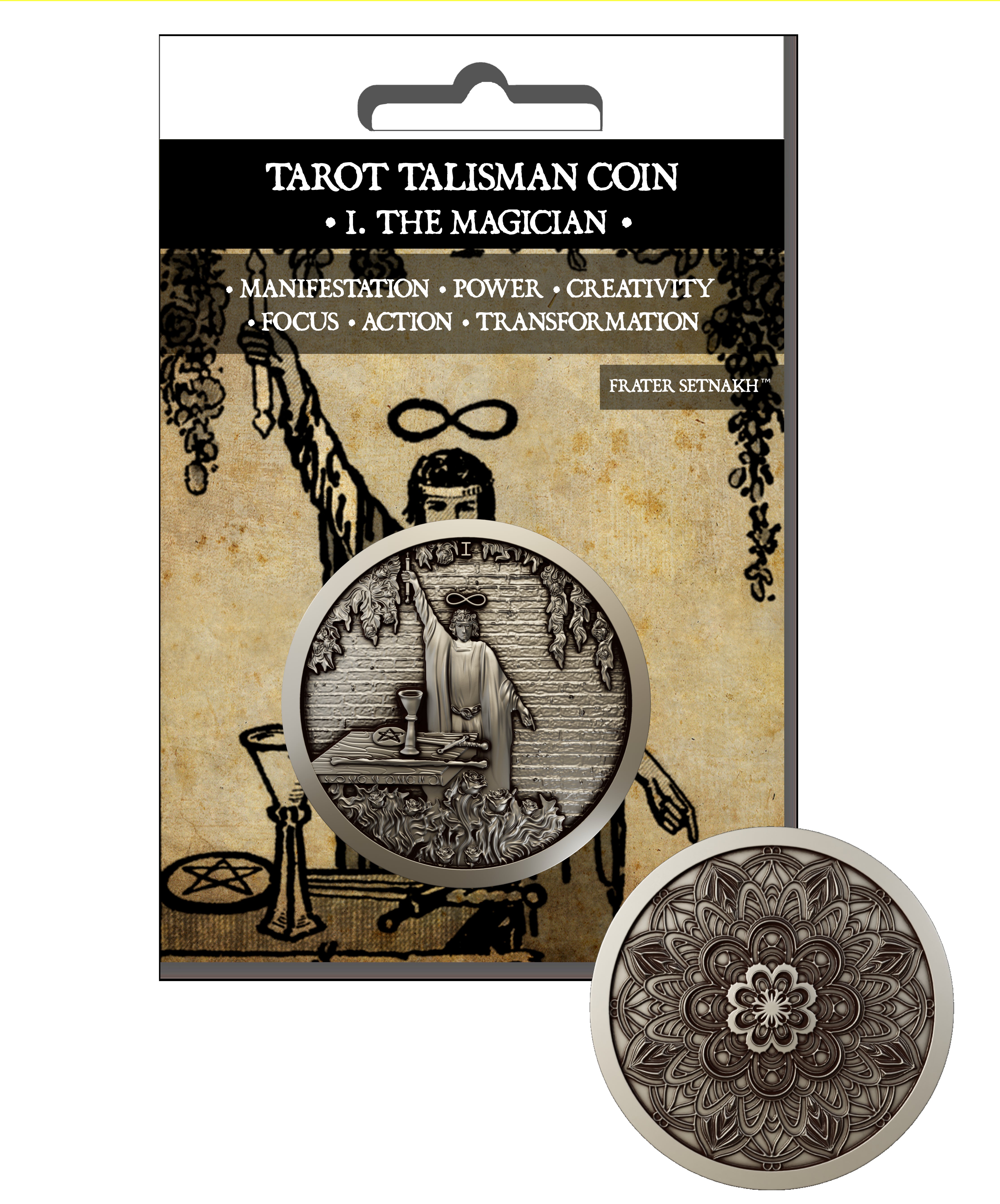 22 Tarot Talisman Coins + 22 Descriptive Cards + PVC Foils | Retailers: Apply to receive wholesale discounts up to 50%