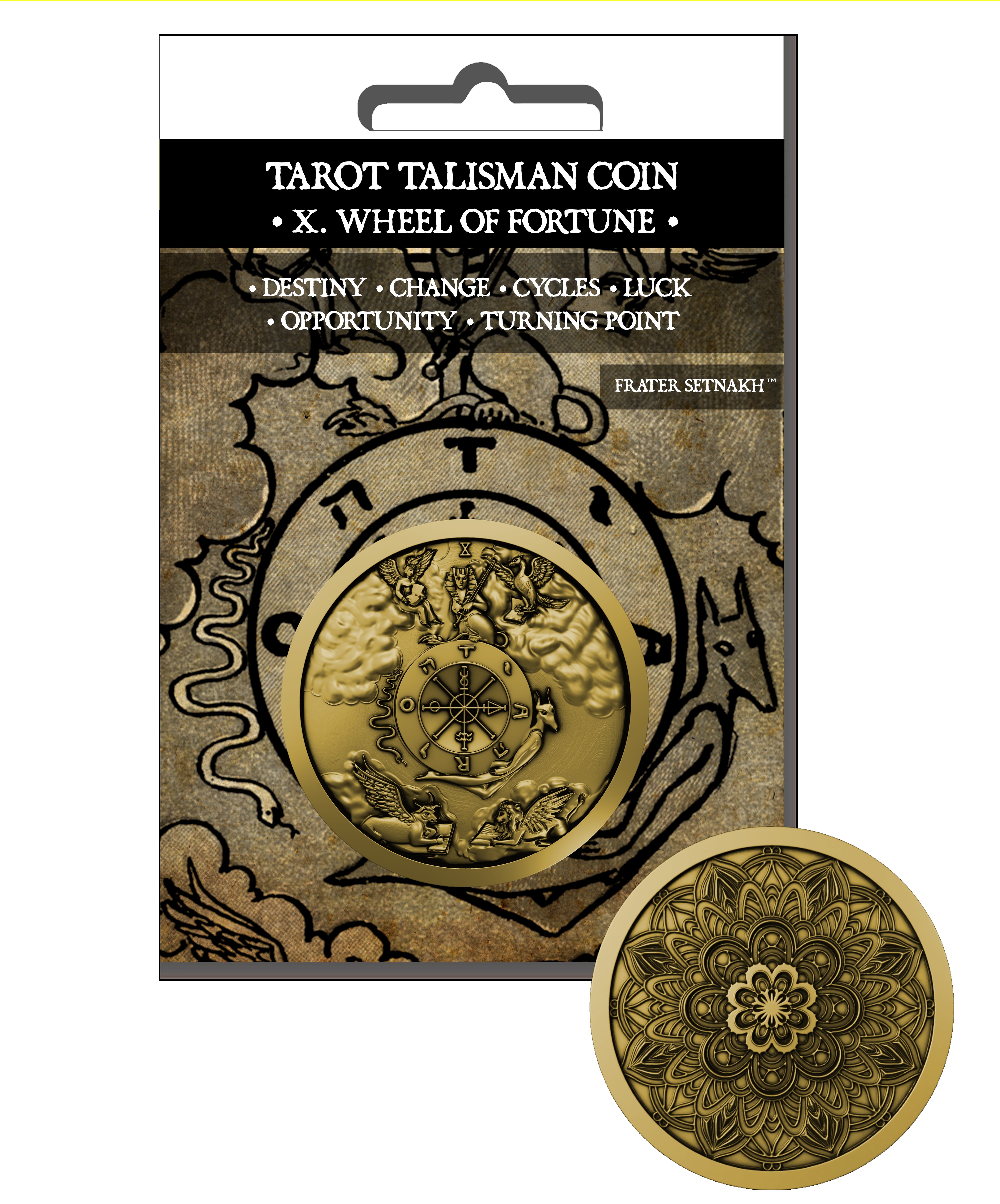 22 Tarot Talisman Coins + 22 Descriptive Cards + PVC Foils | Retailers: Apply to receive wholesale discounts up to 50%