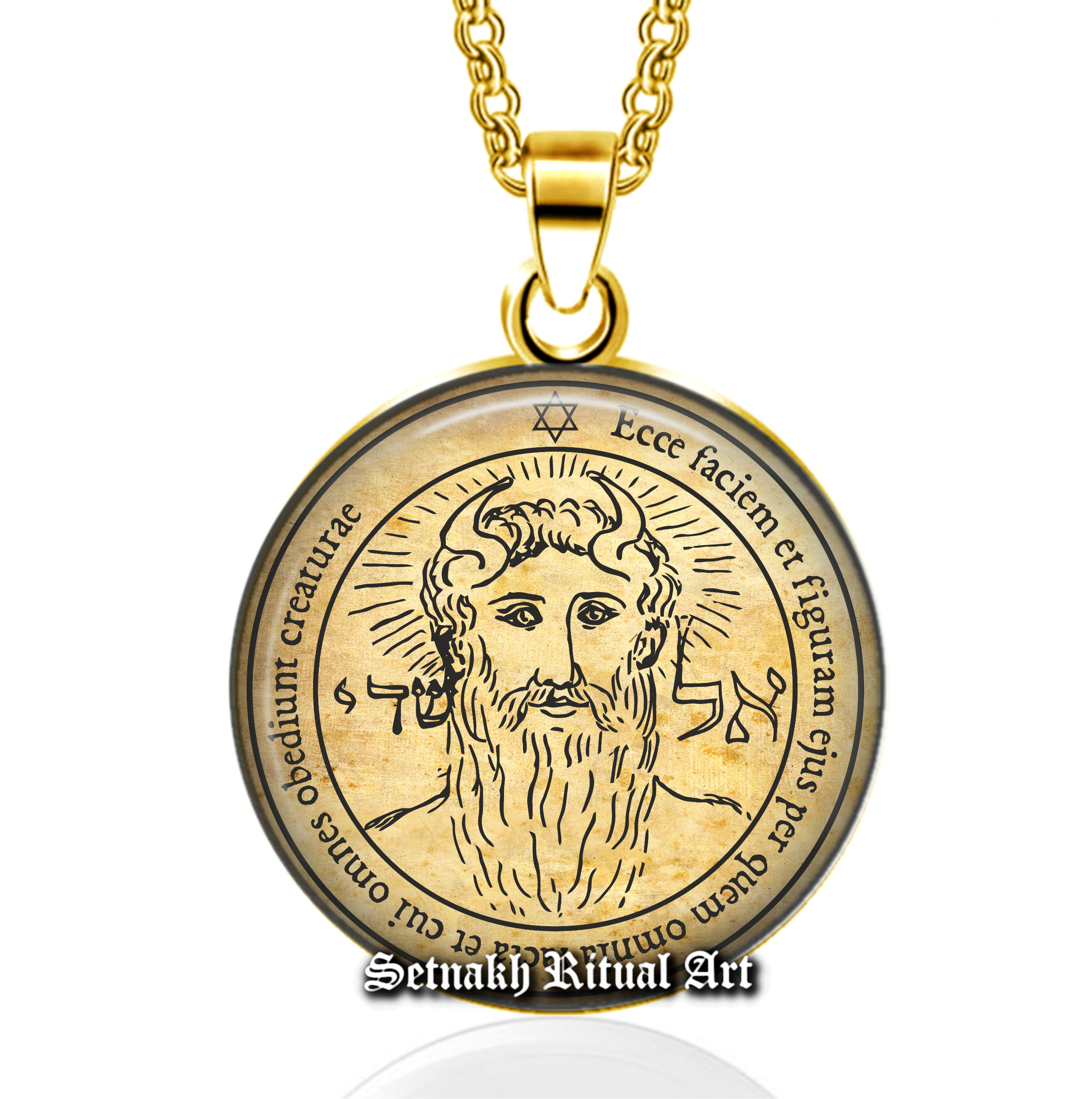 First pentacle of the Sun, Metatron pendant, El Shaddai' talisman which is alleged to bring the possessor all things they may desire #103
