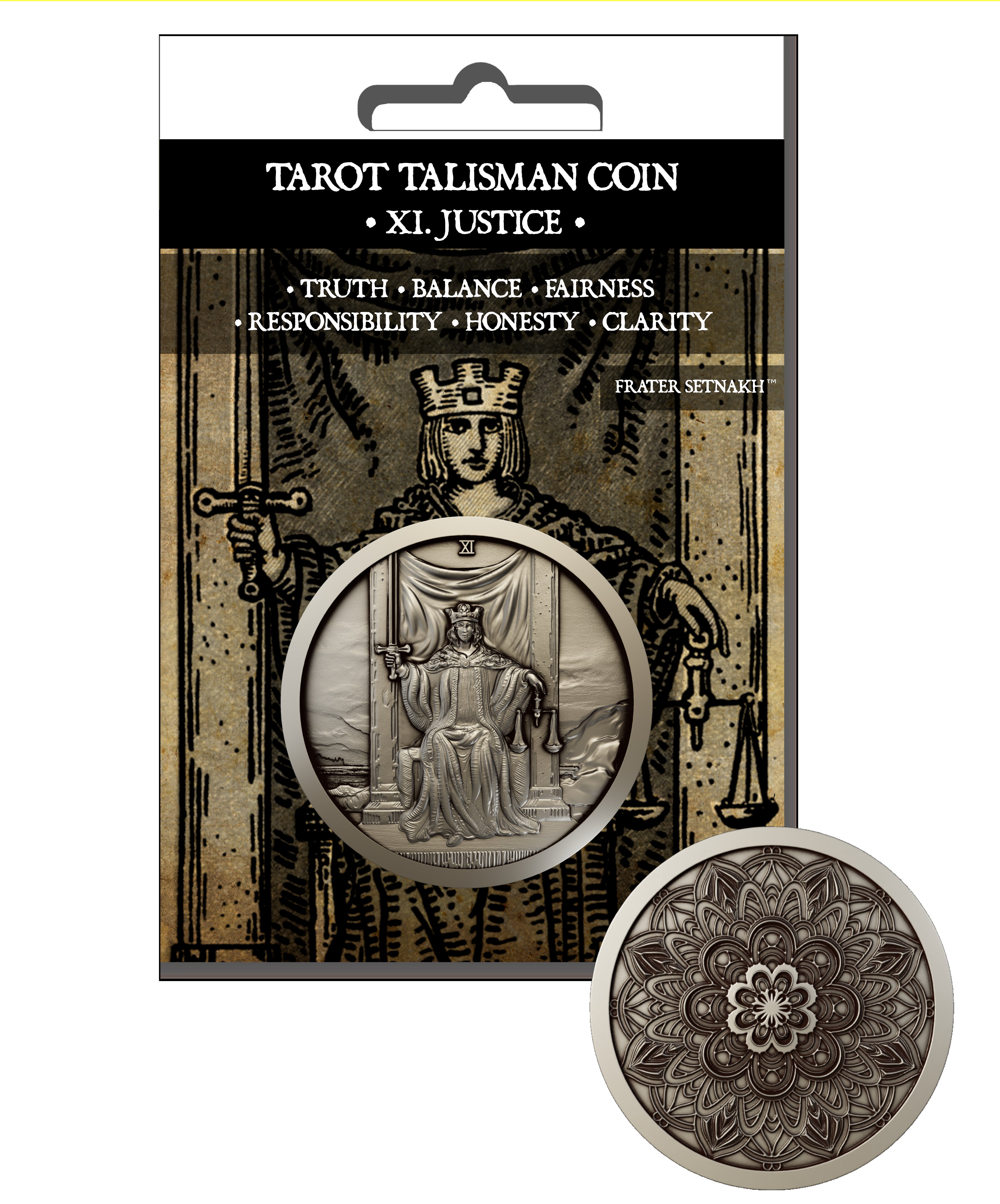 22 Tarot Talisman Coins + 22 Descriptive Cards + PVC Foils | Retailers: Apply to receive wholesale discounts up to 50%