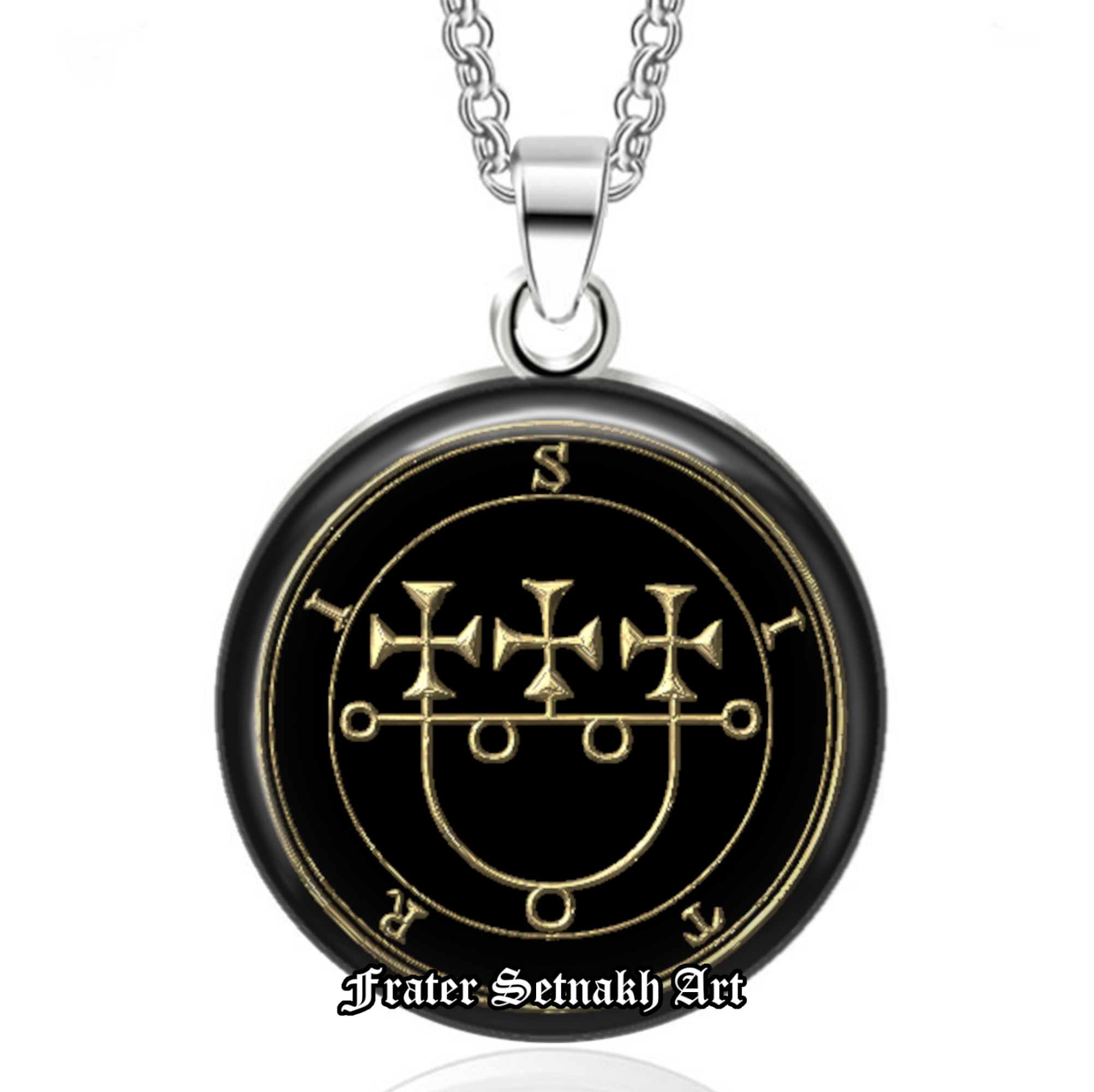 12 SITRI demon seal pendant, Lemegeton Demon - SITRI Seal seal pendant, Goetia sigil necklace, Lemegeton Jewelry, Lesser Key, Occult pentacle, Summoning demons #104.12