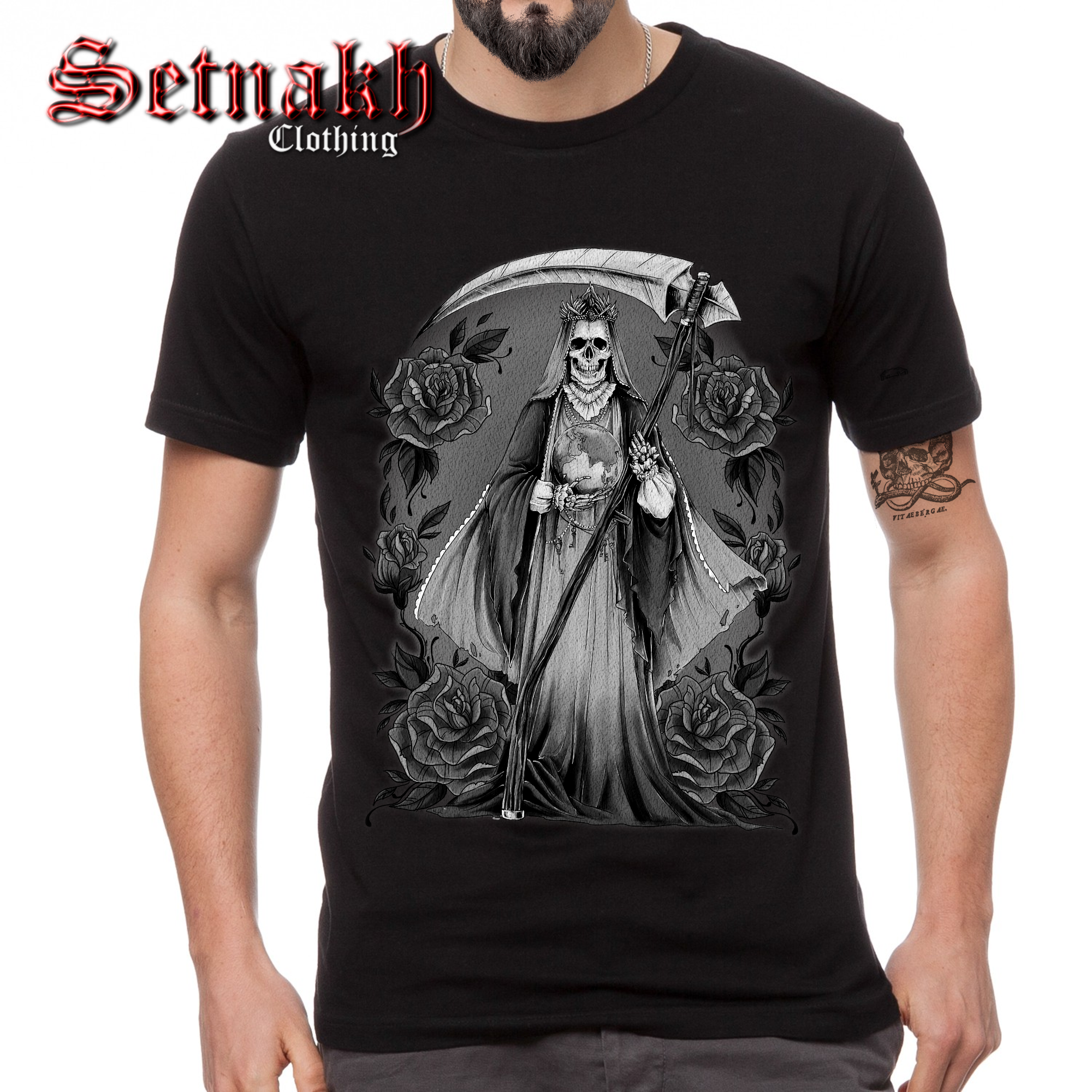 Santa Muerte Occult Heat Transfer Print for your Clothes / 3 Designs Available #435