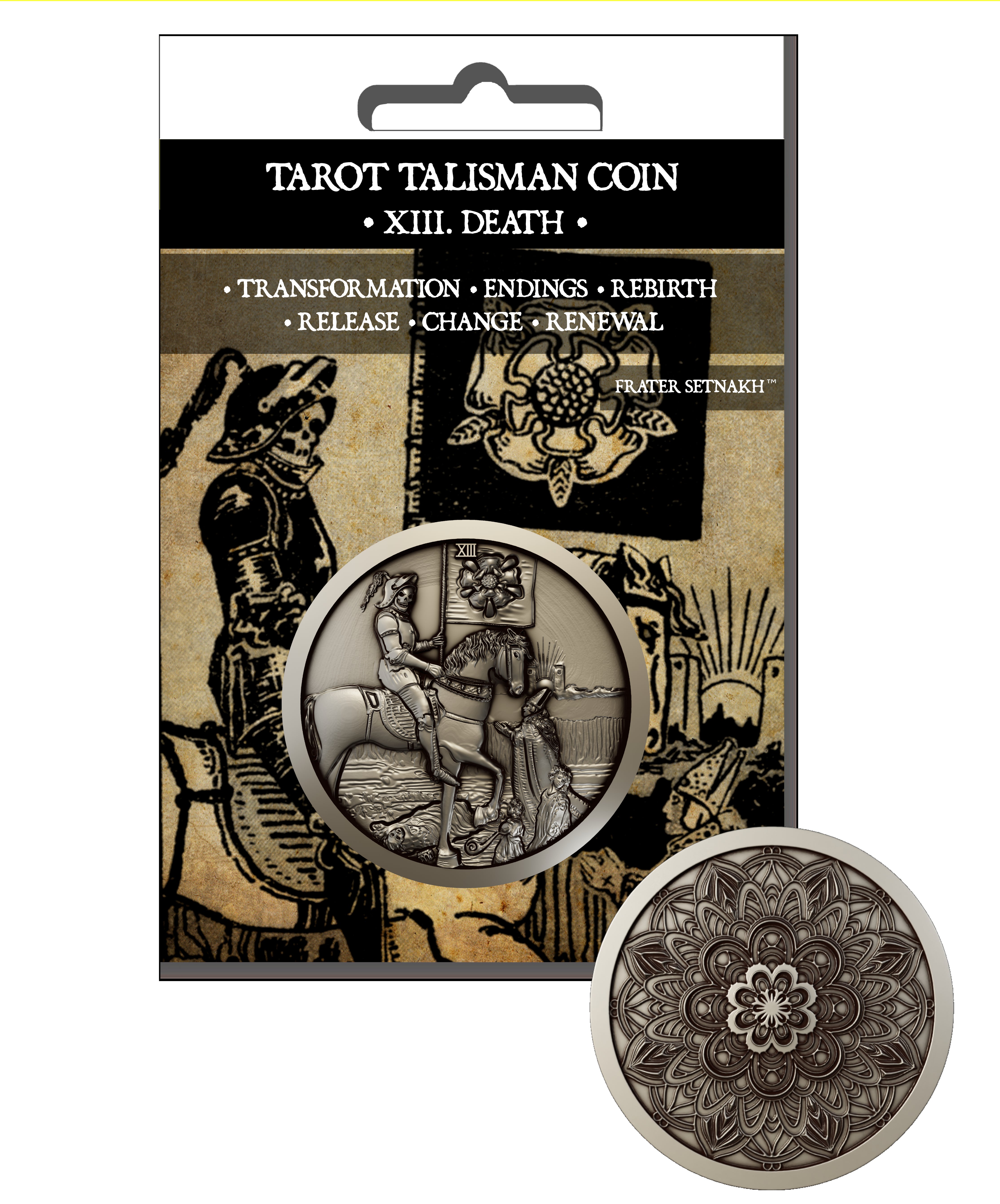 22 Tarot Talisman Coins + 22 Descriptive Cards + PVC Foils | Retailers: Apply to receive wholesale discounts up to 50%